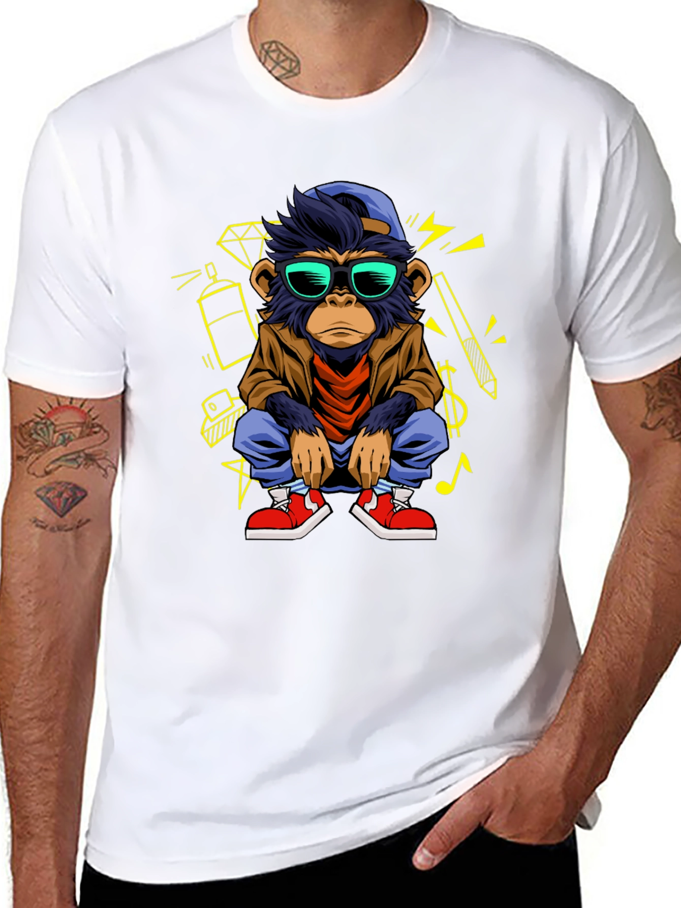 Cool Monkey Graphic Tee - Streetwear Style