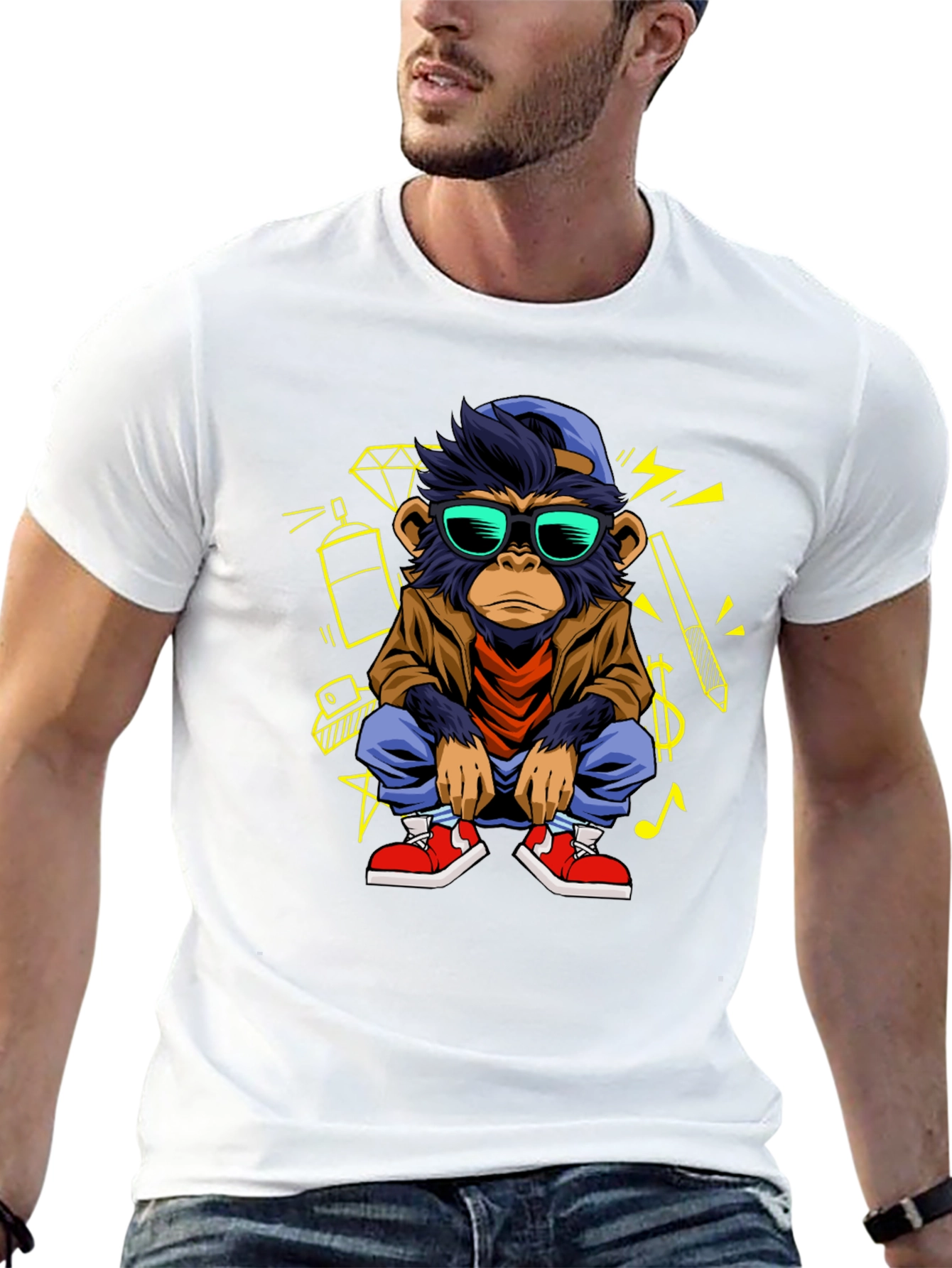 Cool Monkey Graphic Tee - Streetwear Style