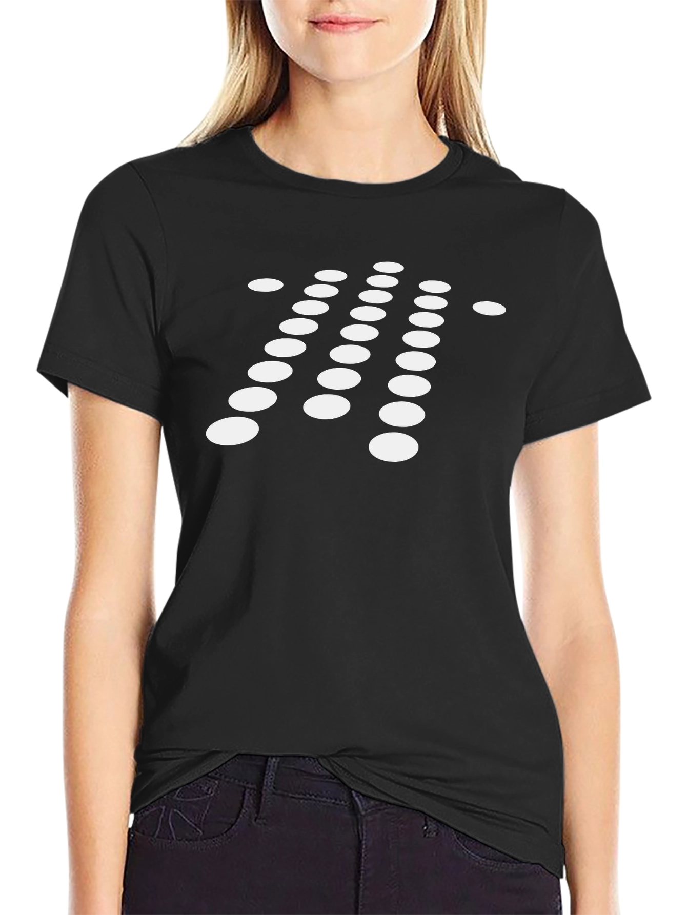 Geometric Circle Pattern T-Shirt - Modern Design