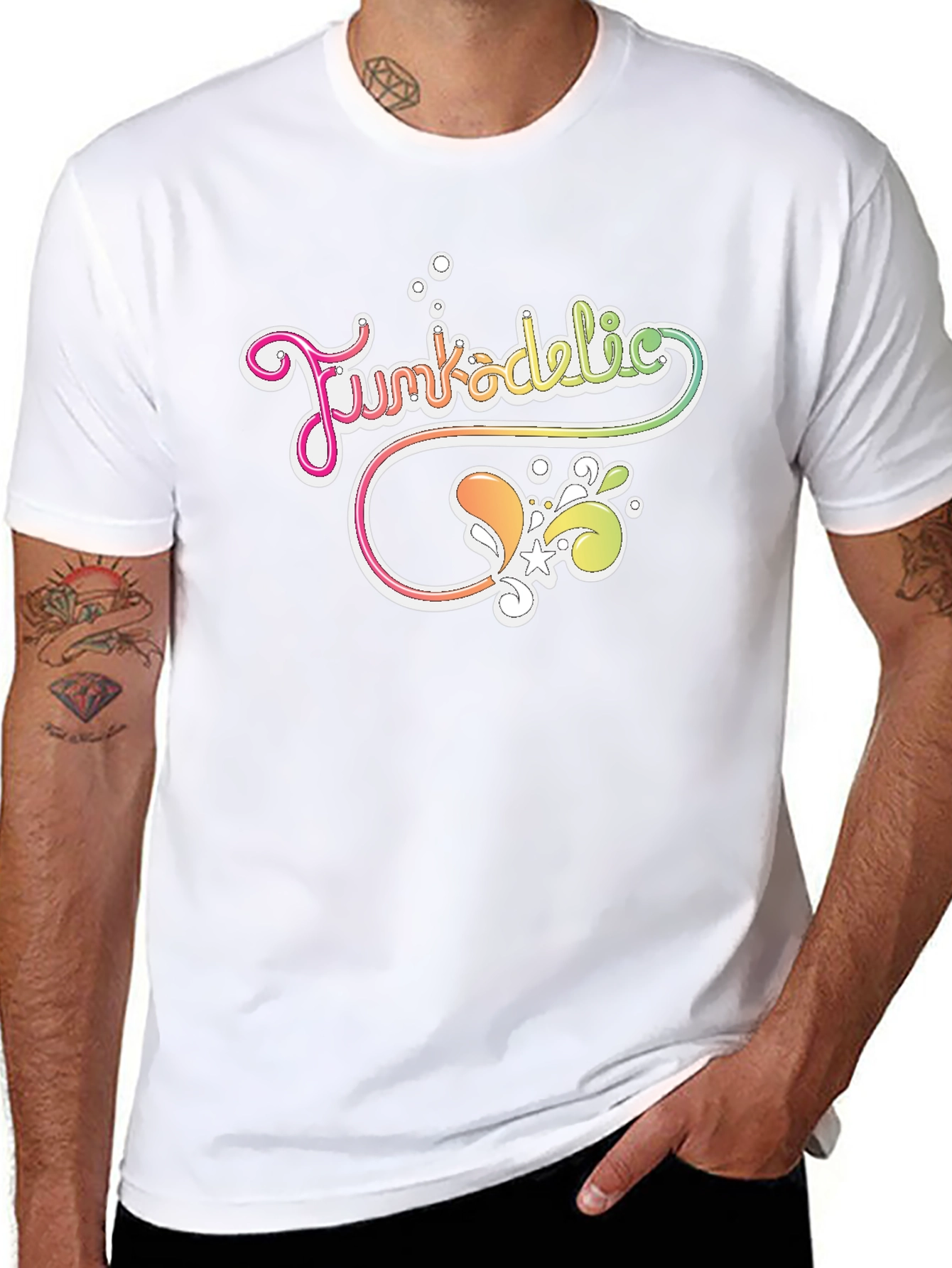 Funkadelic Graphic Print Black T-Shirt