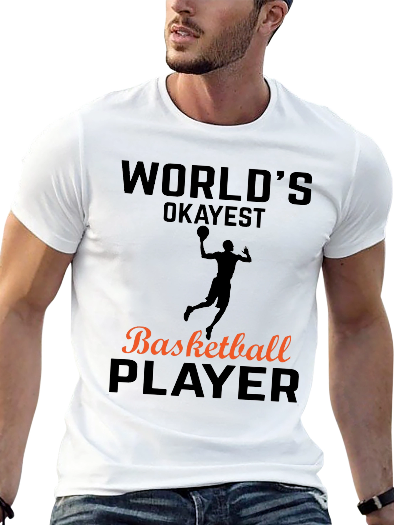 Worlds Okayest Basketball Player T-Shirt