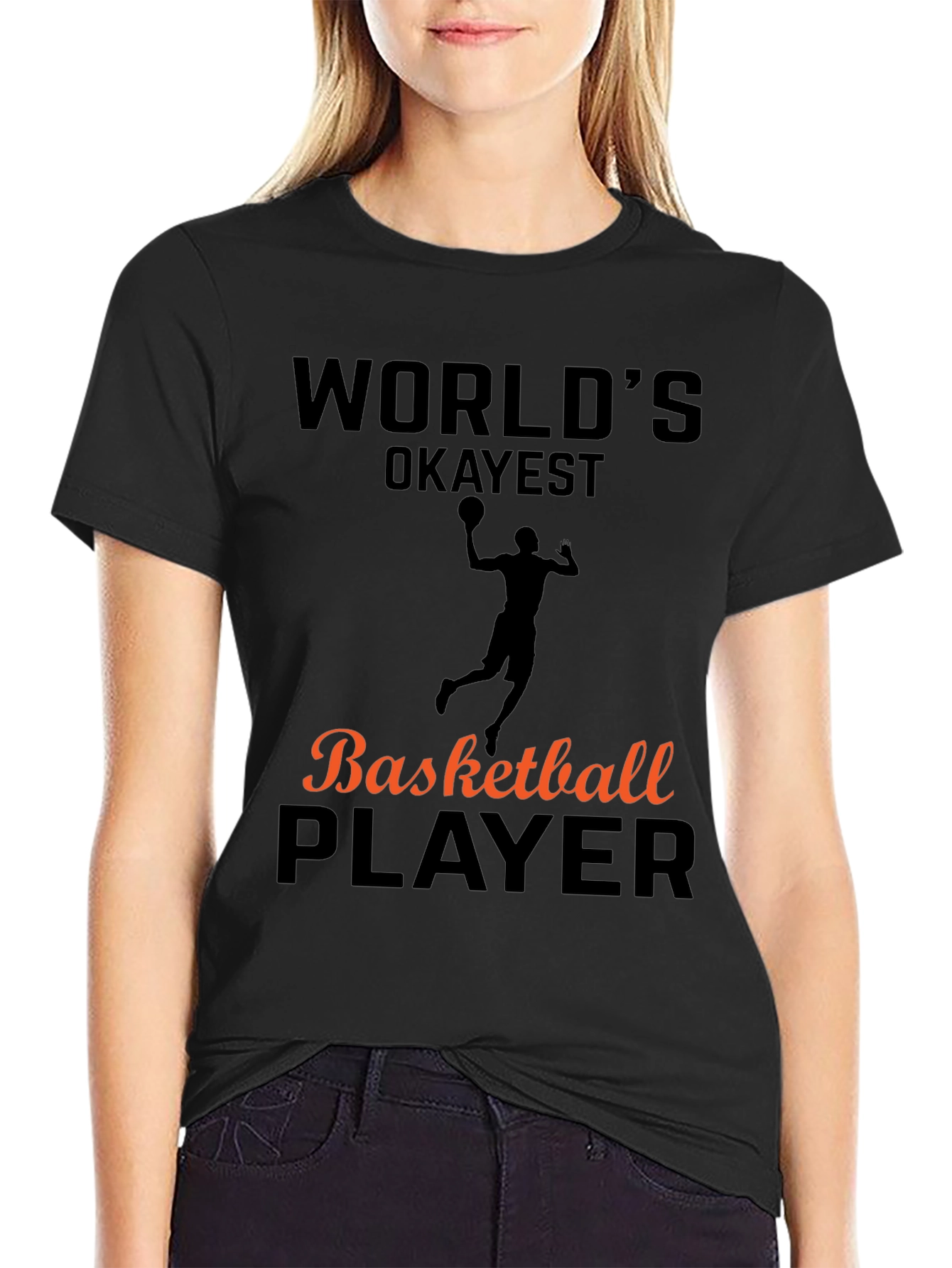 Worlds Okayest Basketball Player T-Shirt