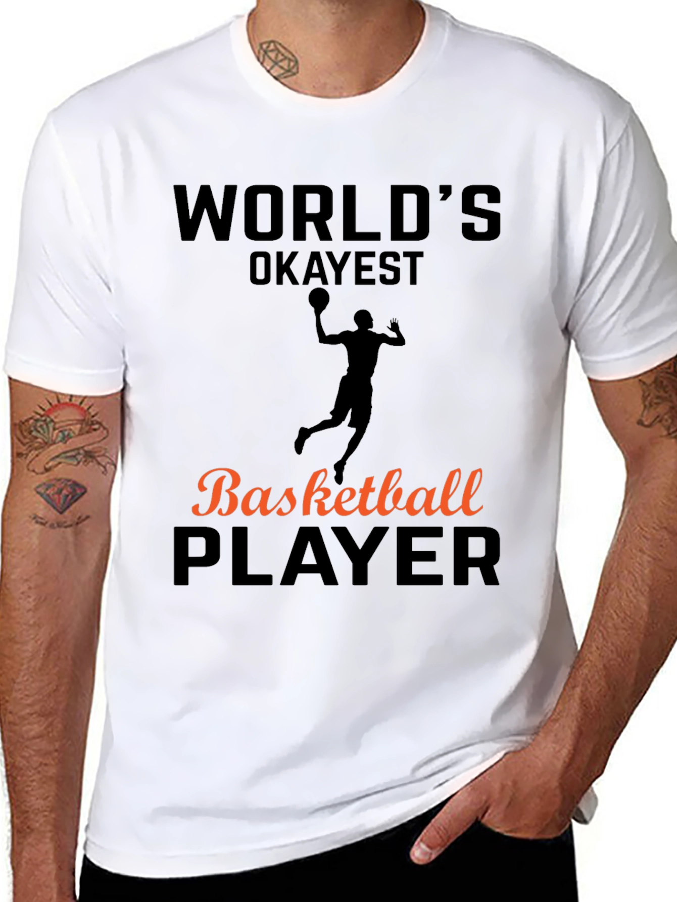 Worlds Okayest Basketball Player T-Shirt