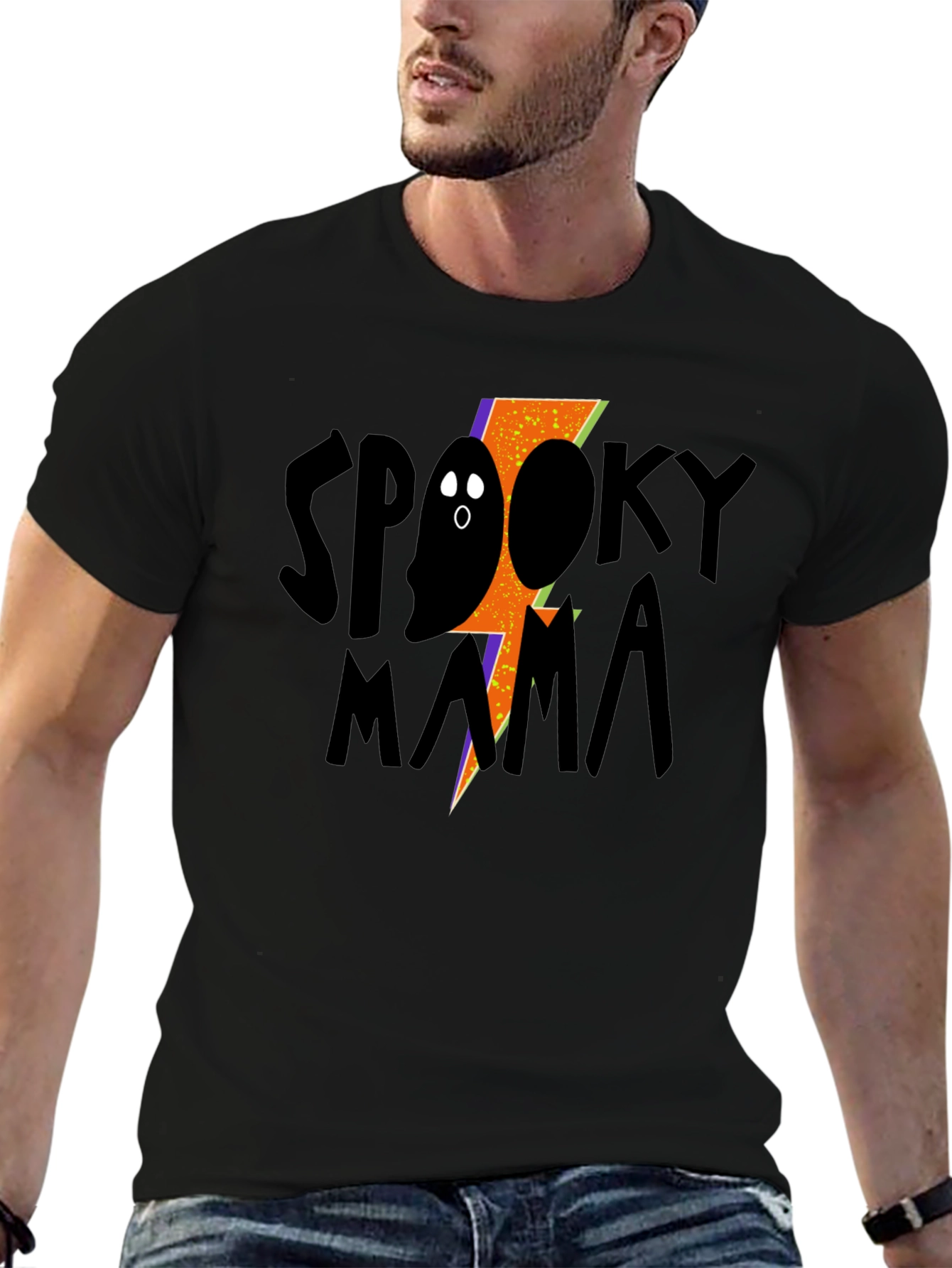 Spooky Mama Graphic Tee - Halloween Style!