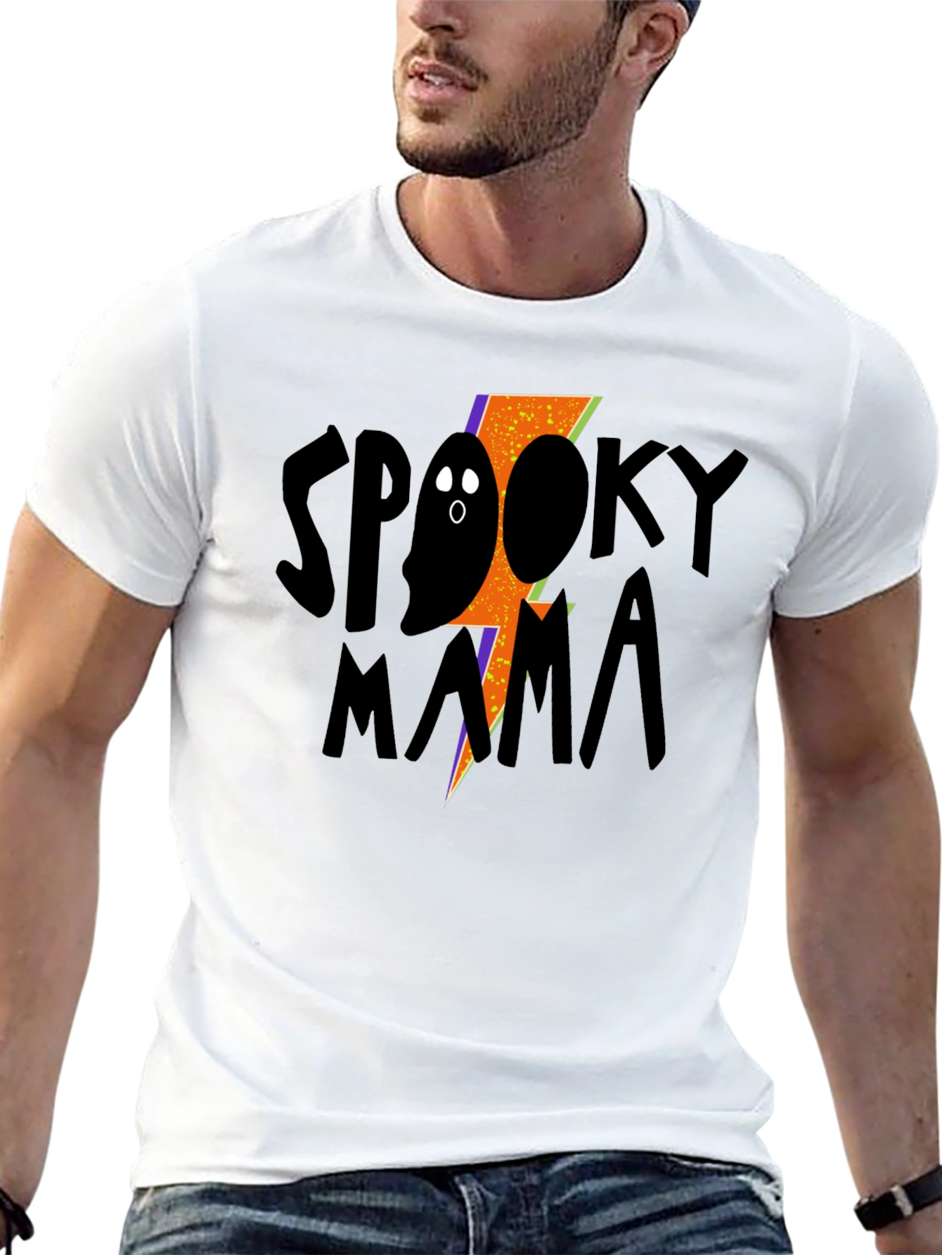 Spooky Mama Graphic Tee - Halloween Style!