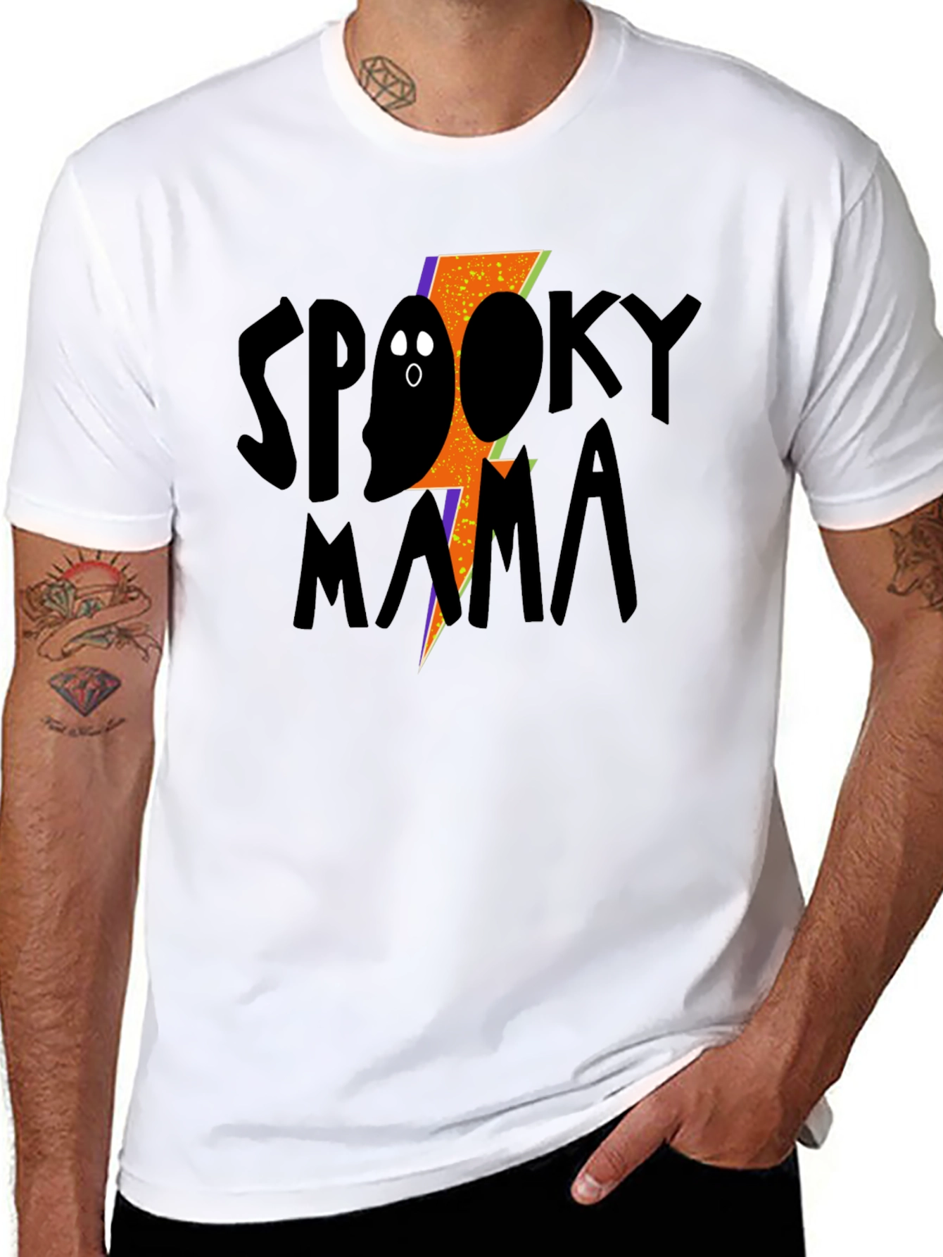 Spooky Mama Graphic Tee - Halloween Style!