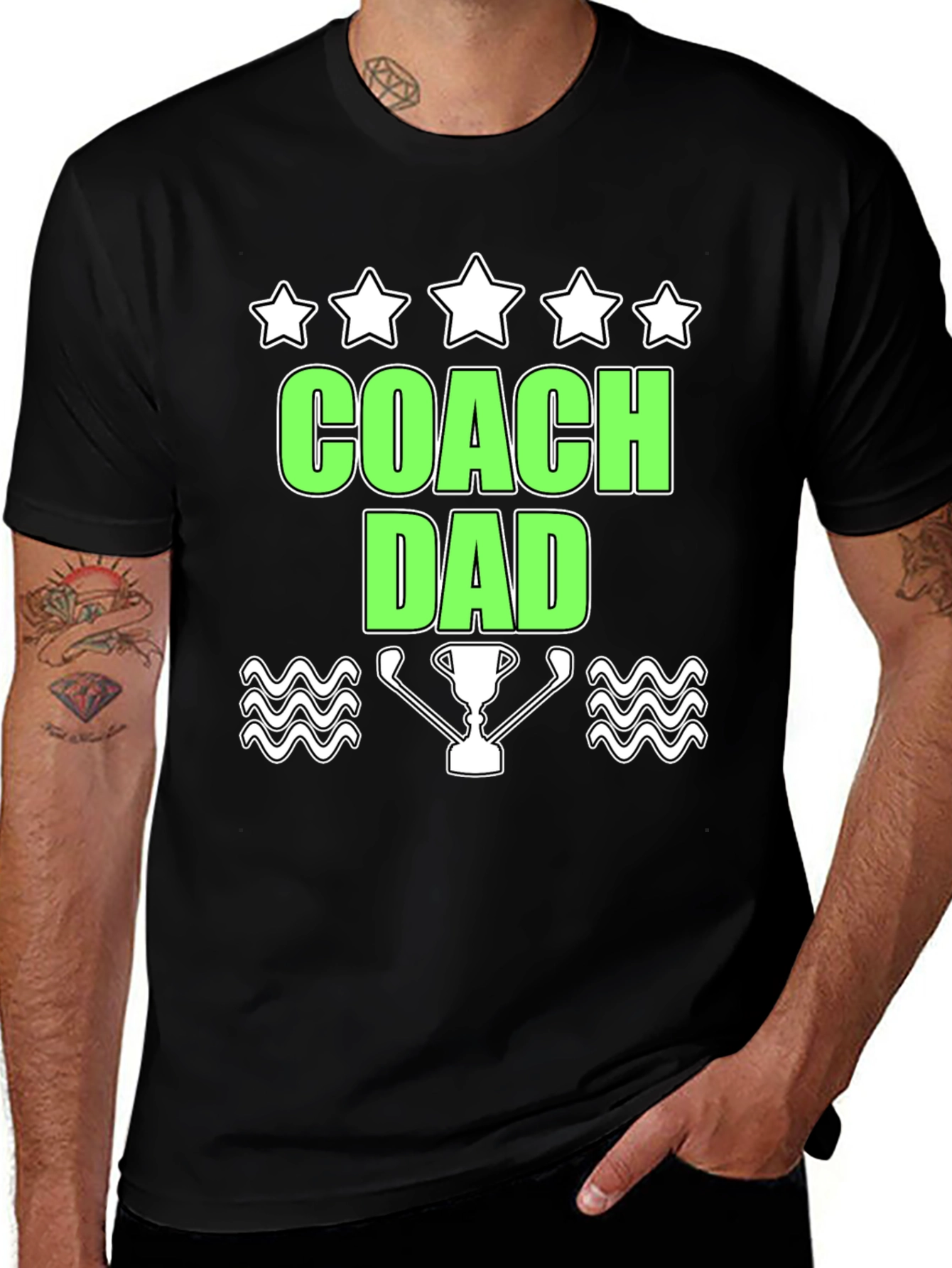 Coach Dad Golf T-Shirt