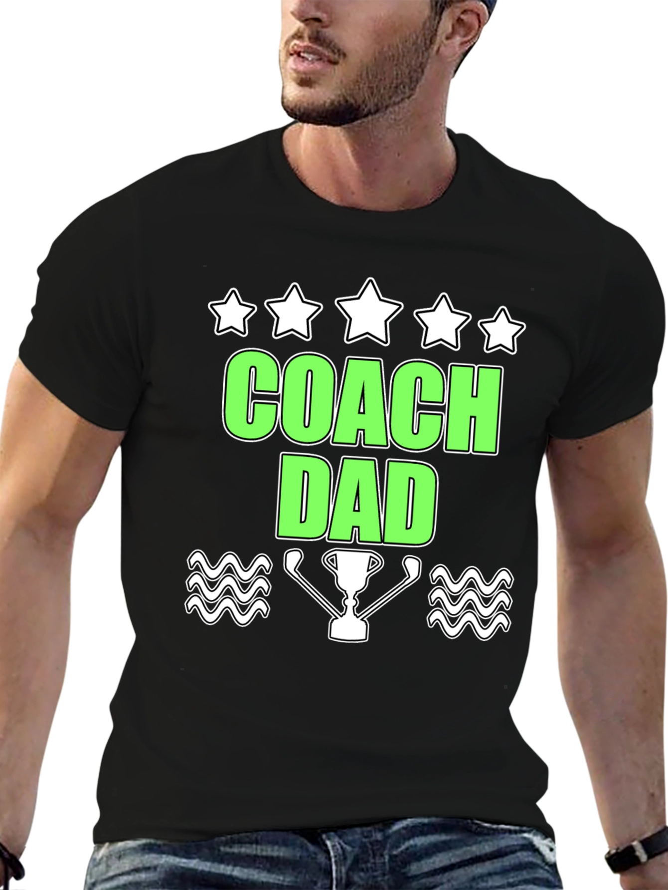 Coach Dad Golf T-Shirt