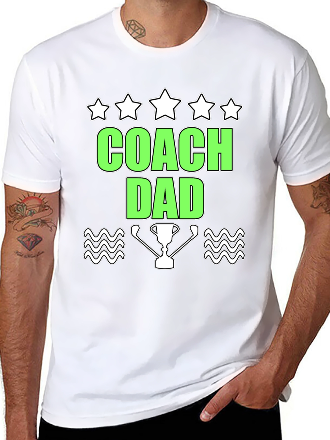 Coach Dad Golf T-Shirt