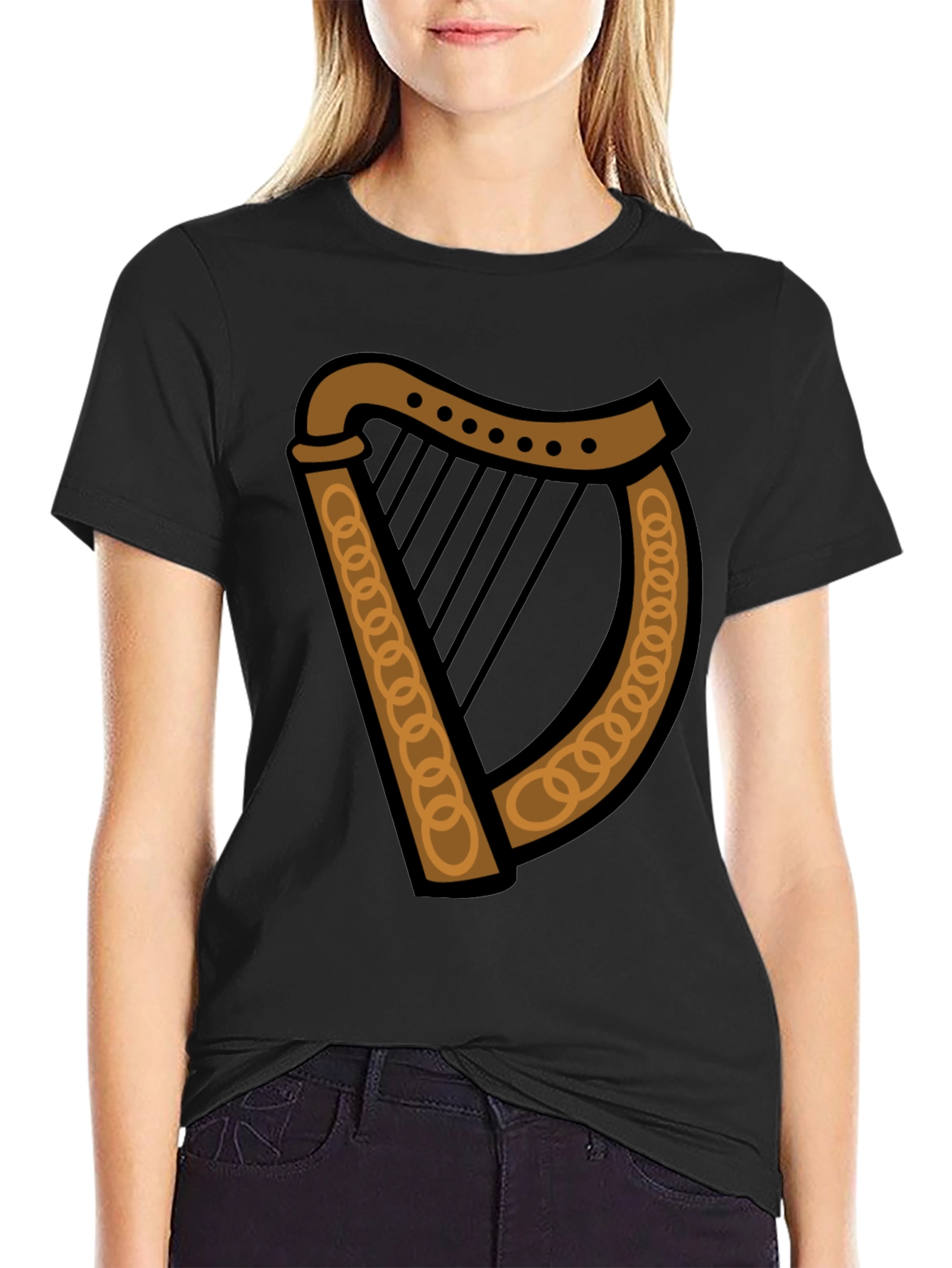 Irish Harp Graphic Tee - St. Patricks Day