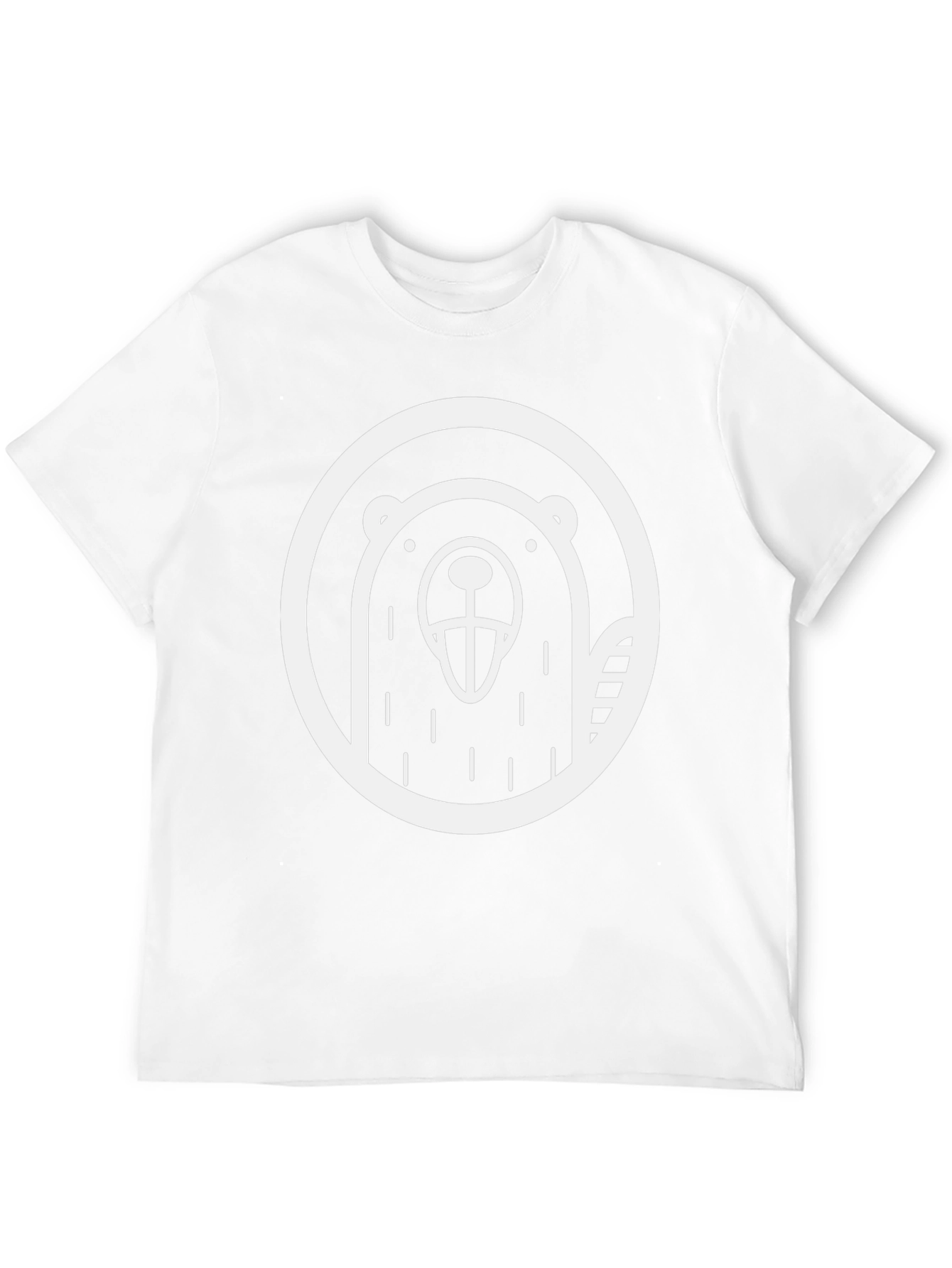 Black T-Shirt with Bold Beaver Graphic