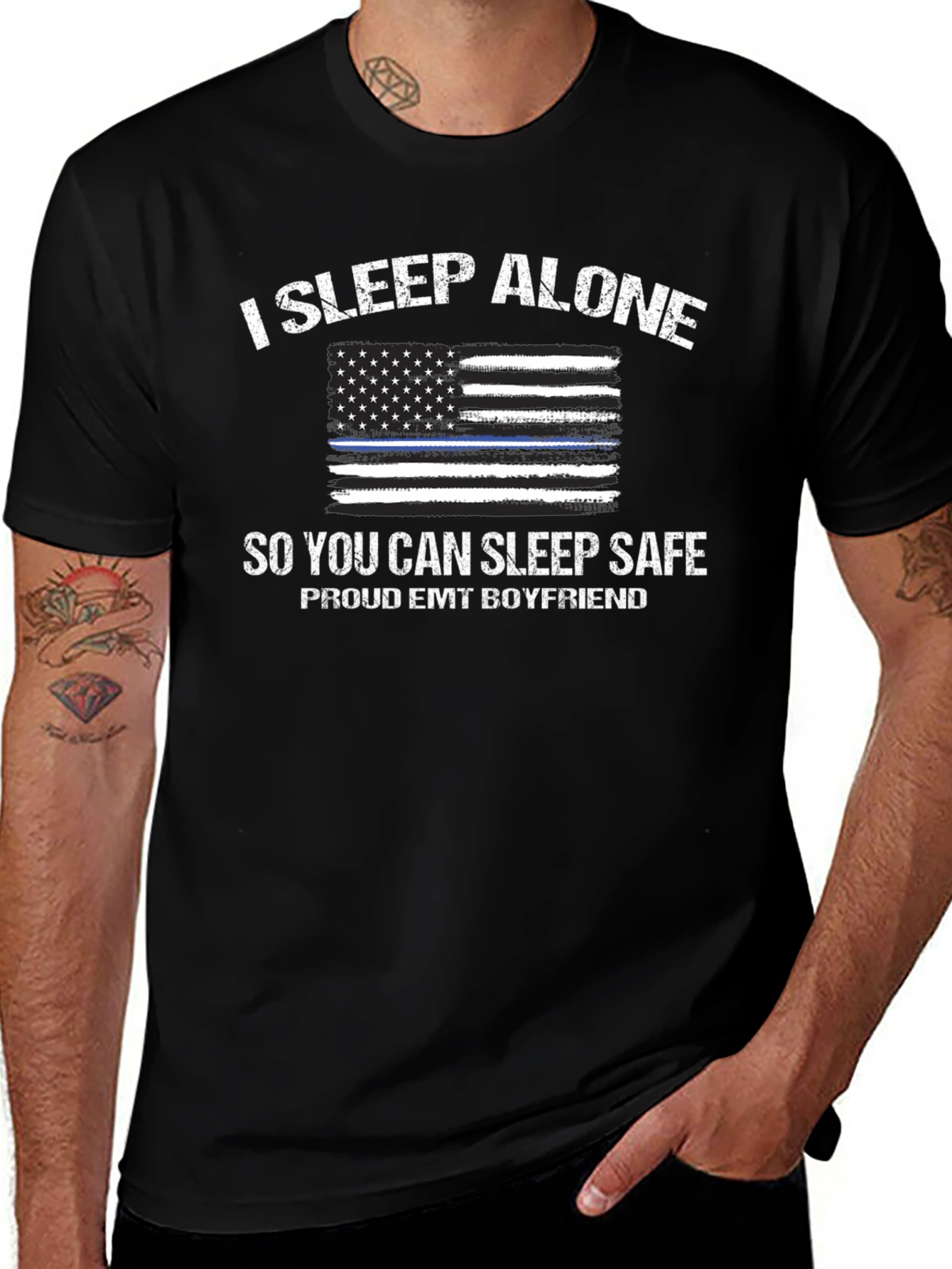 Proud EMT Boyfriend Graphic Tee