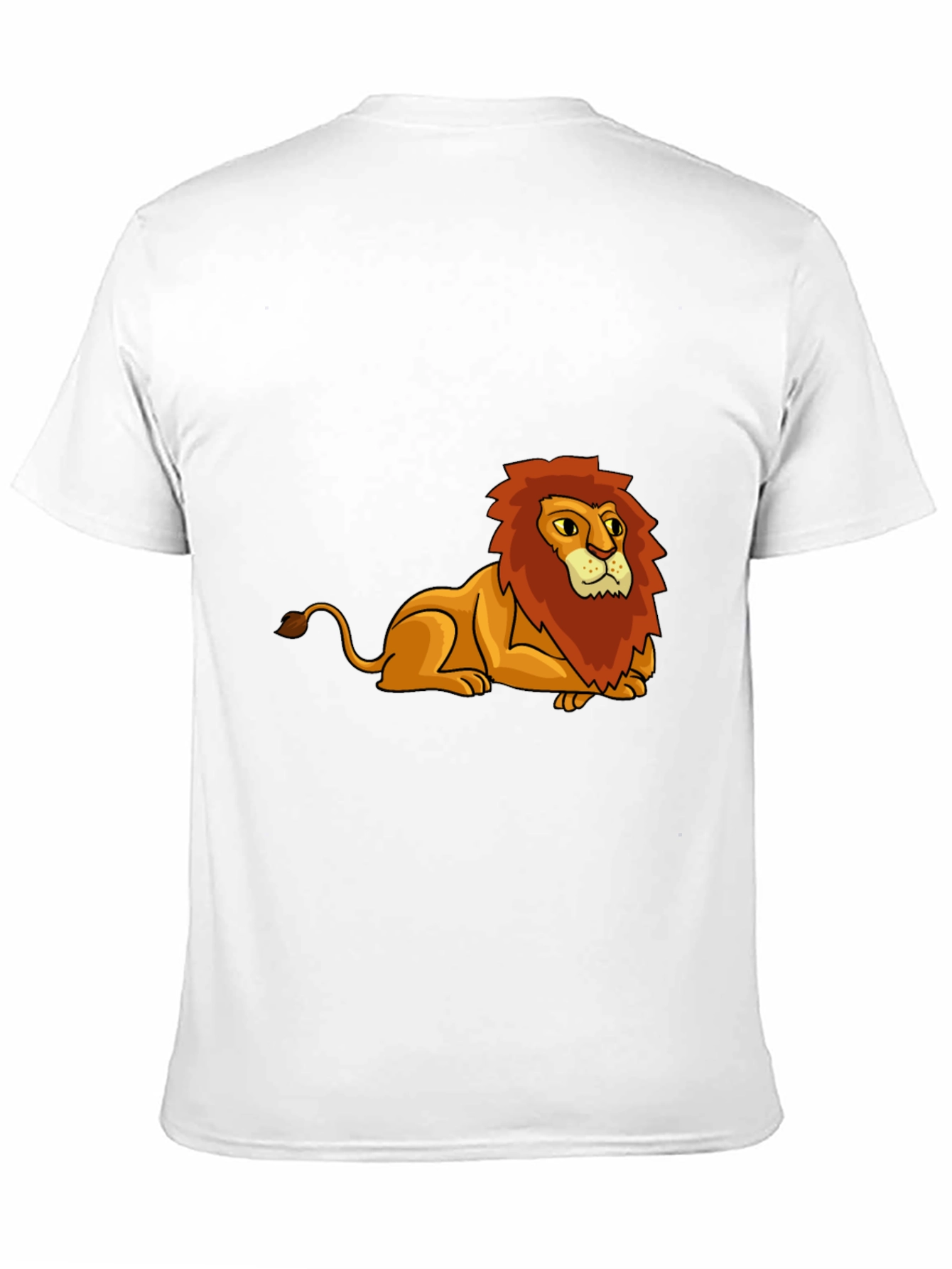Lion Graphic Tee - Black Cotton Blend