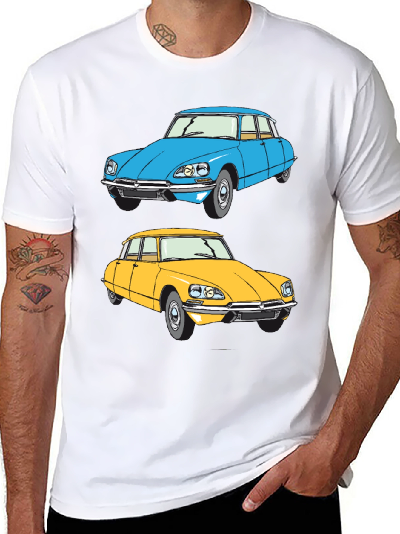Classic Car Graphic Tee - Retro Style