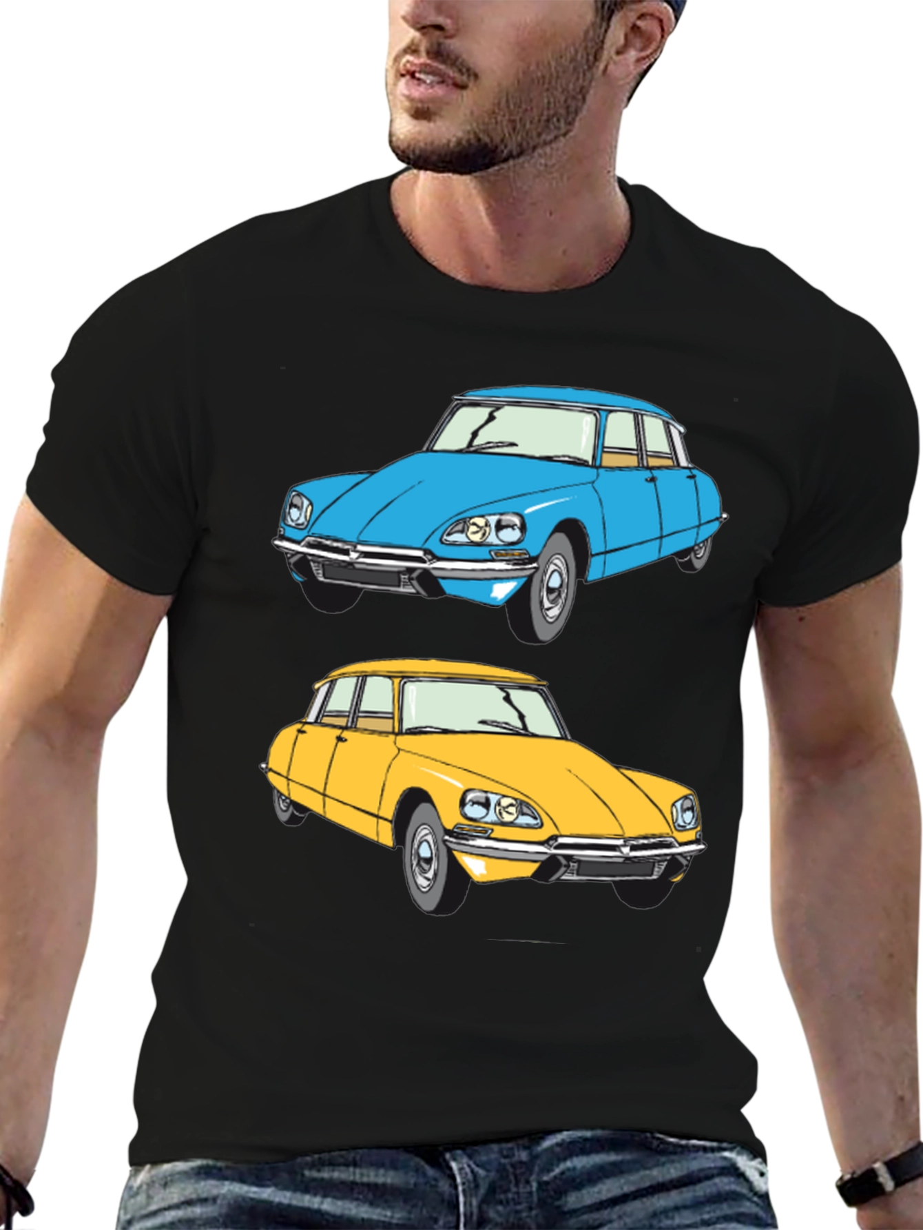 Classic Car Graphic Tee - Retro Style