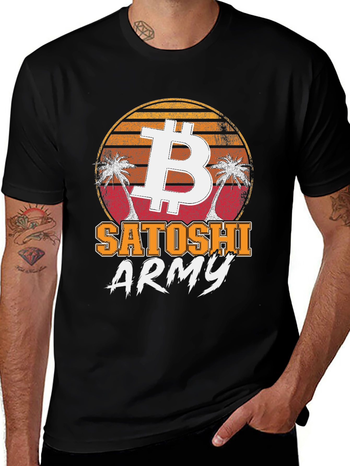 Bitcoin Satoshi Army T-Shirt Crypto Tee