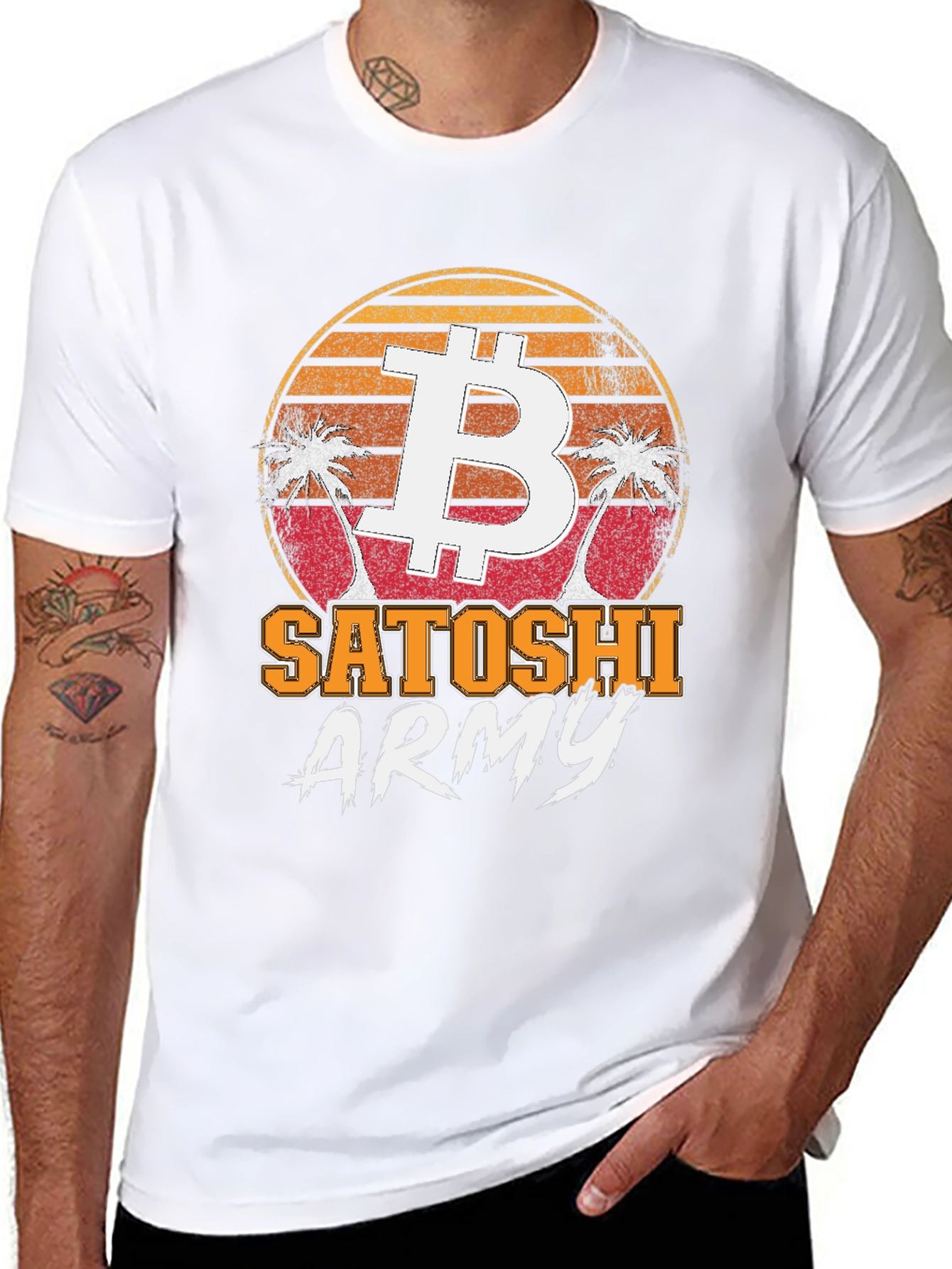 Bitcoin Satoshi Army T-Shirt Crypto Tee