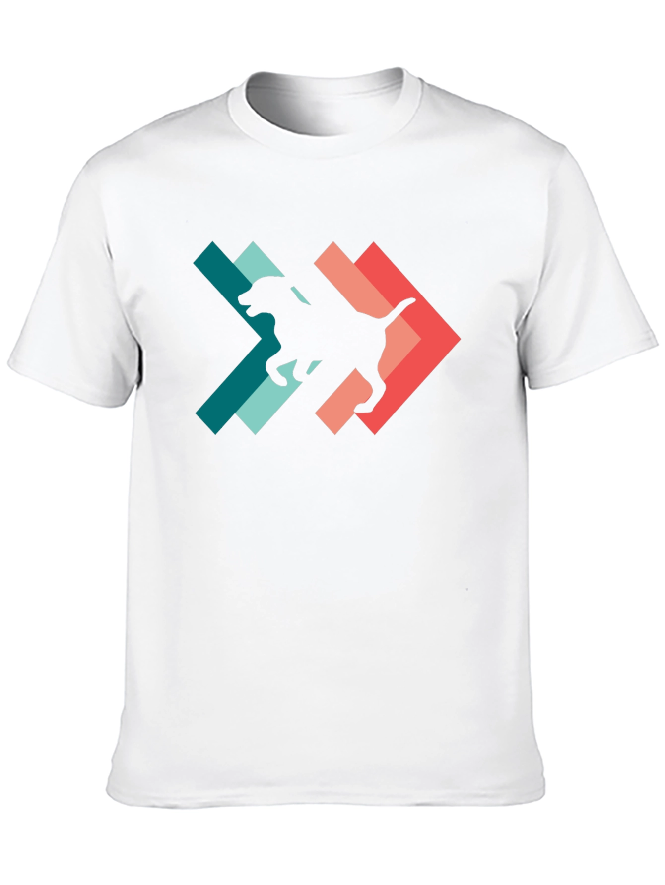 Retro Dog Silhouette Graphic Tee