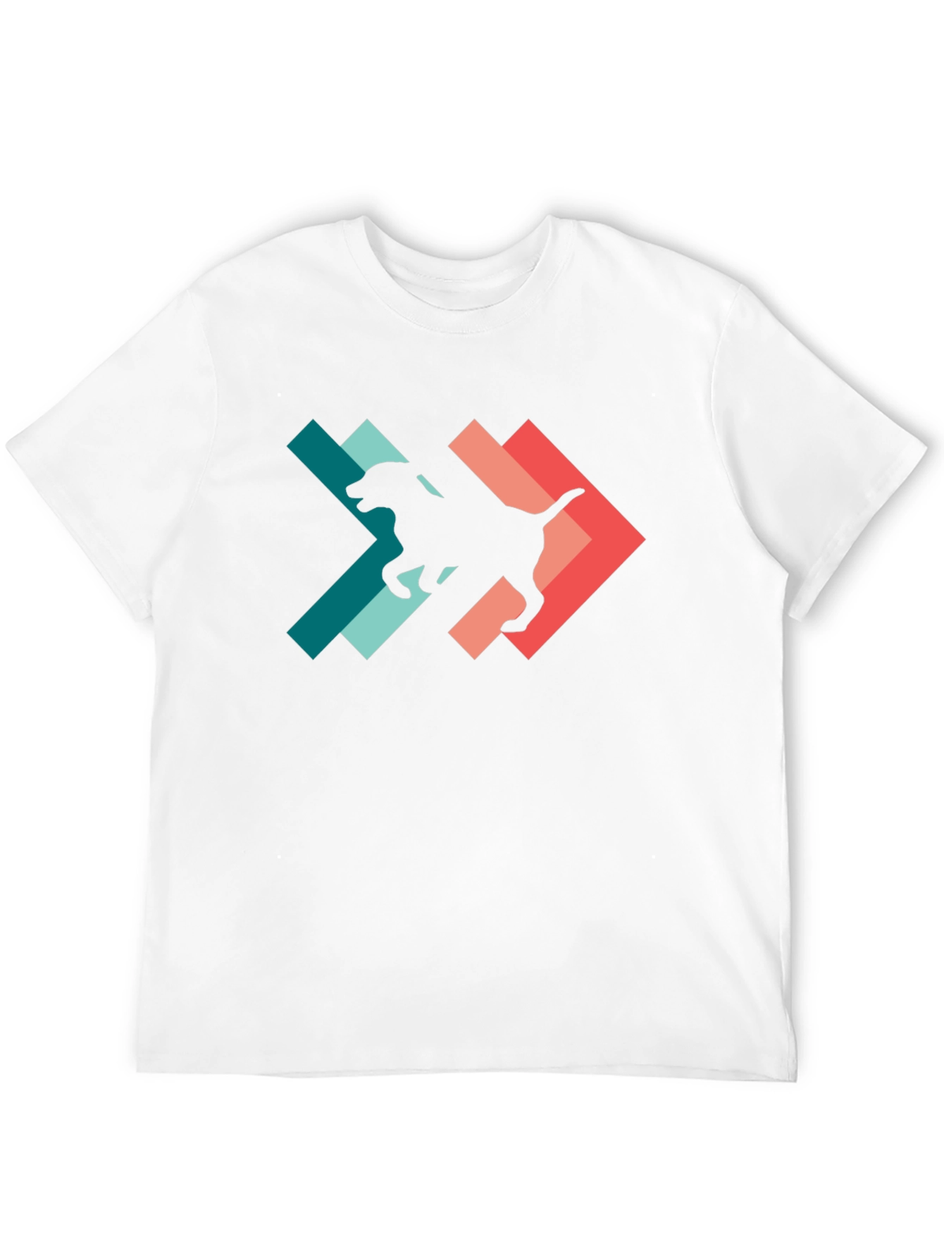 Retro Dog Silhouette Graphic Tee