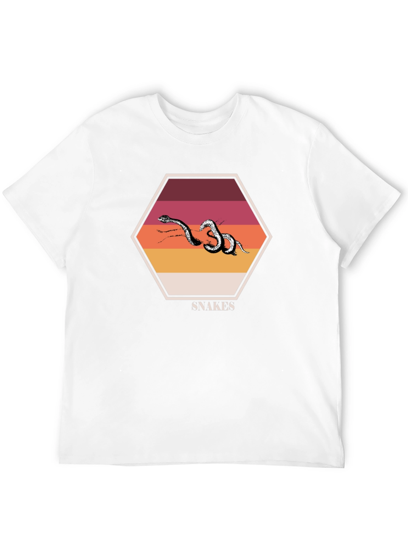 Snakes Graphic T-Shirt Retro Style Design