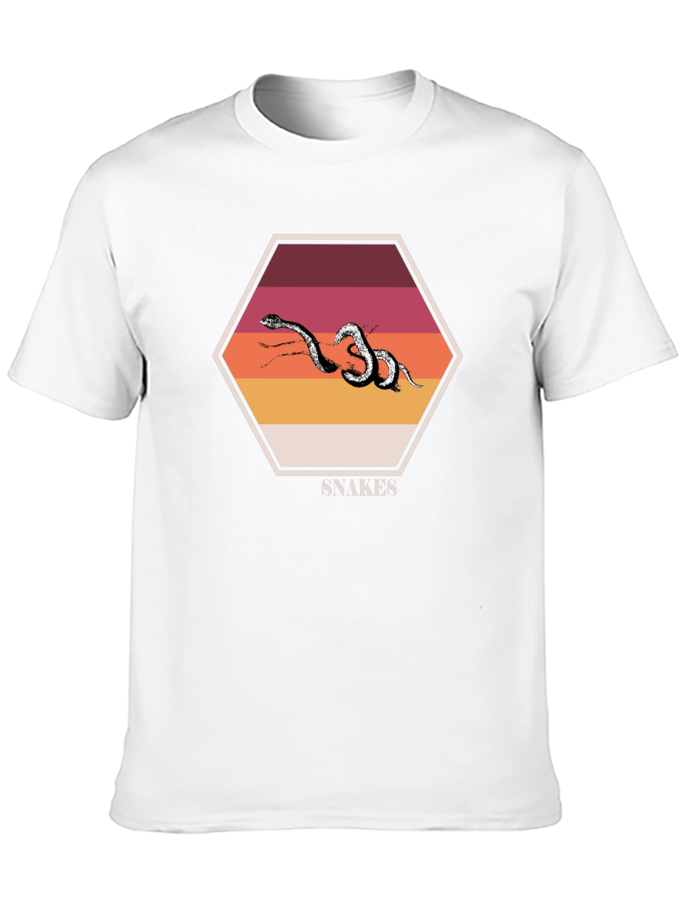 Snakes Graphic T-Shirt Retro Style Design