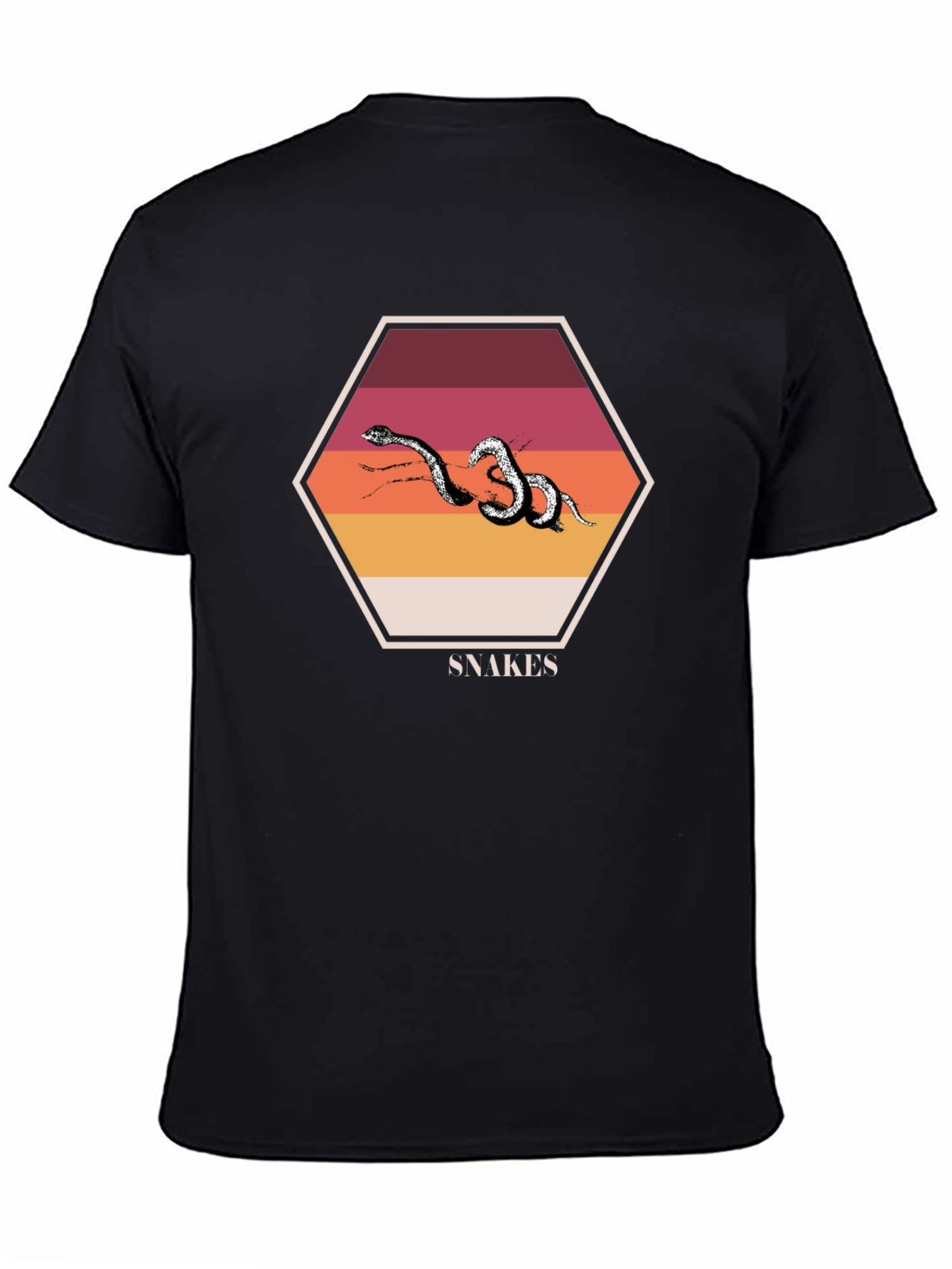 Snakes Graphic T-Shirt Retro Style Design