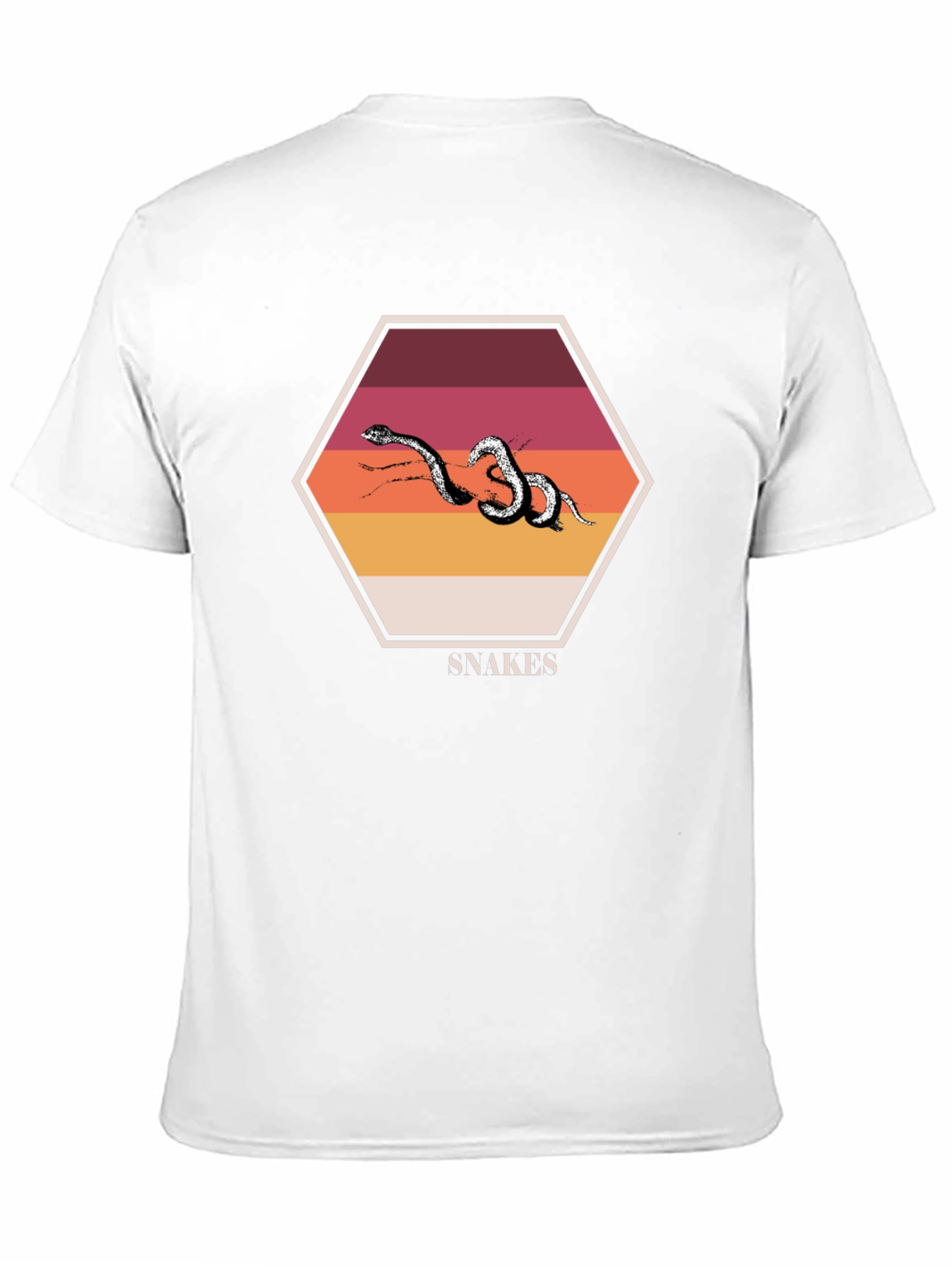 Snakes Graphic T-Shirt Retro Style Design