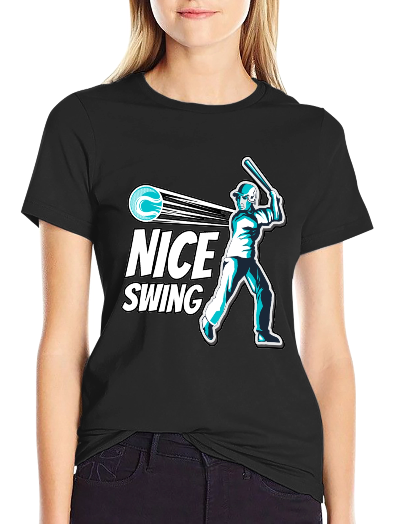 Nice Swing Baseball T-Shirt