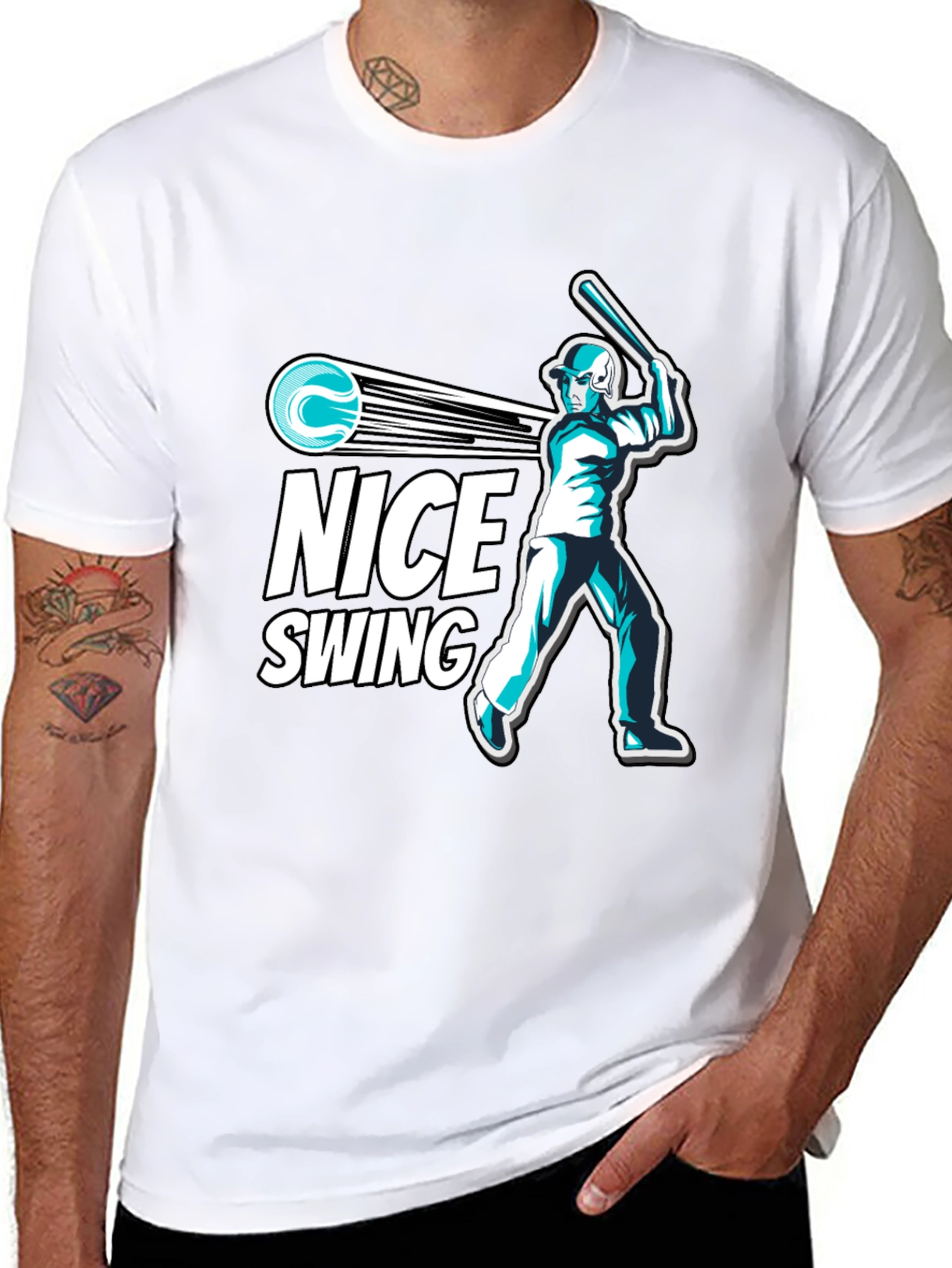 Nice Swing Baseball T-Shirt