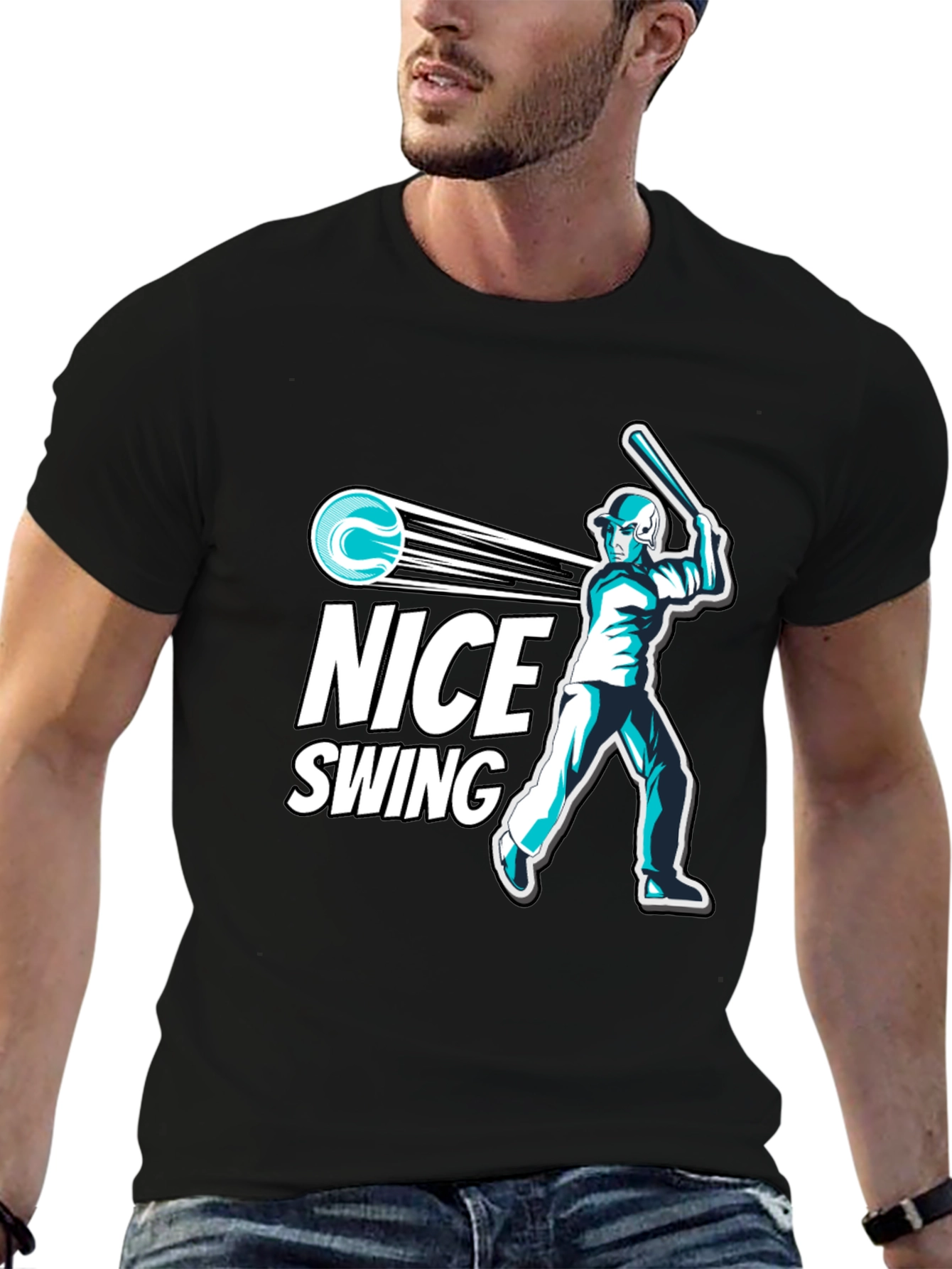 Nice Swing Baseball T-Shirt