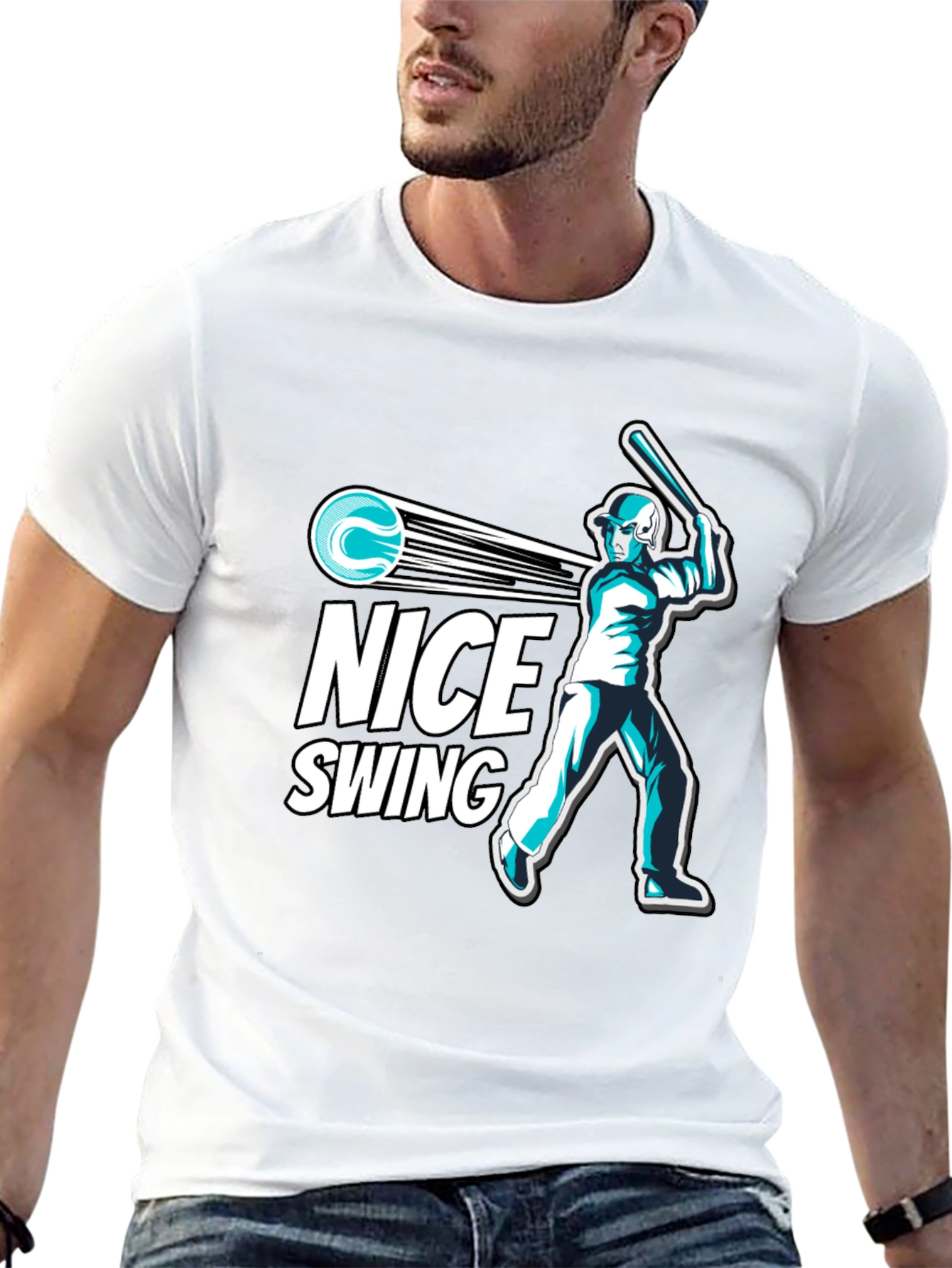 Nice Swing Baseball T-Shirt