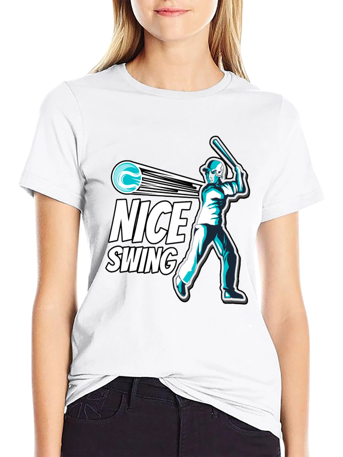 Nice Swing Baseball T-Shirt