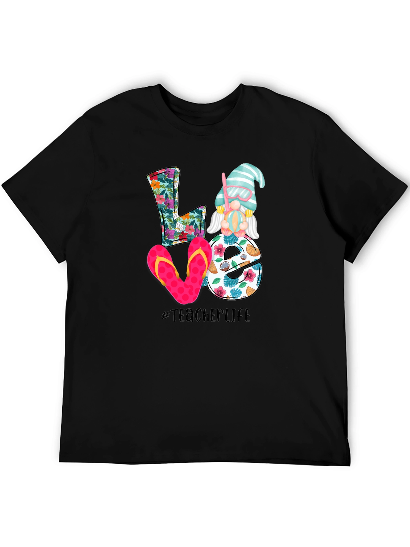 Teacher Life Summer Gnome T-Shirt