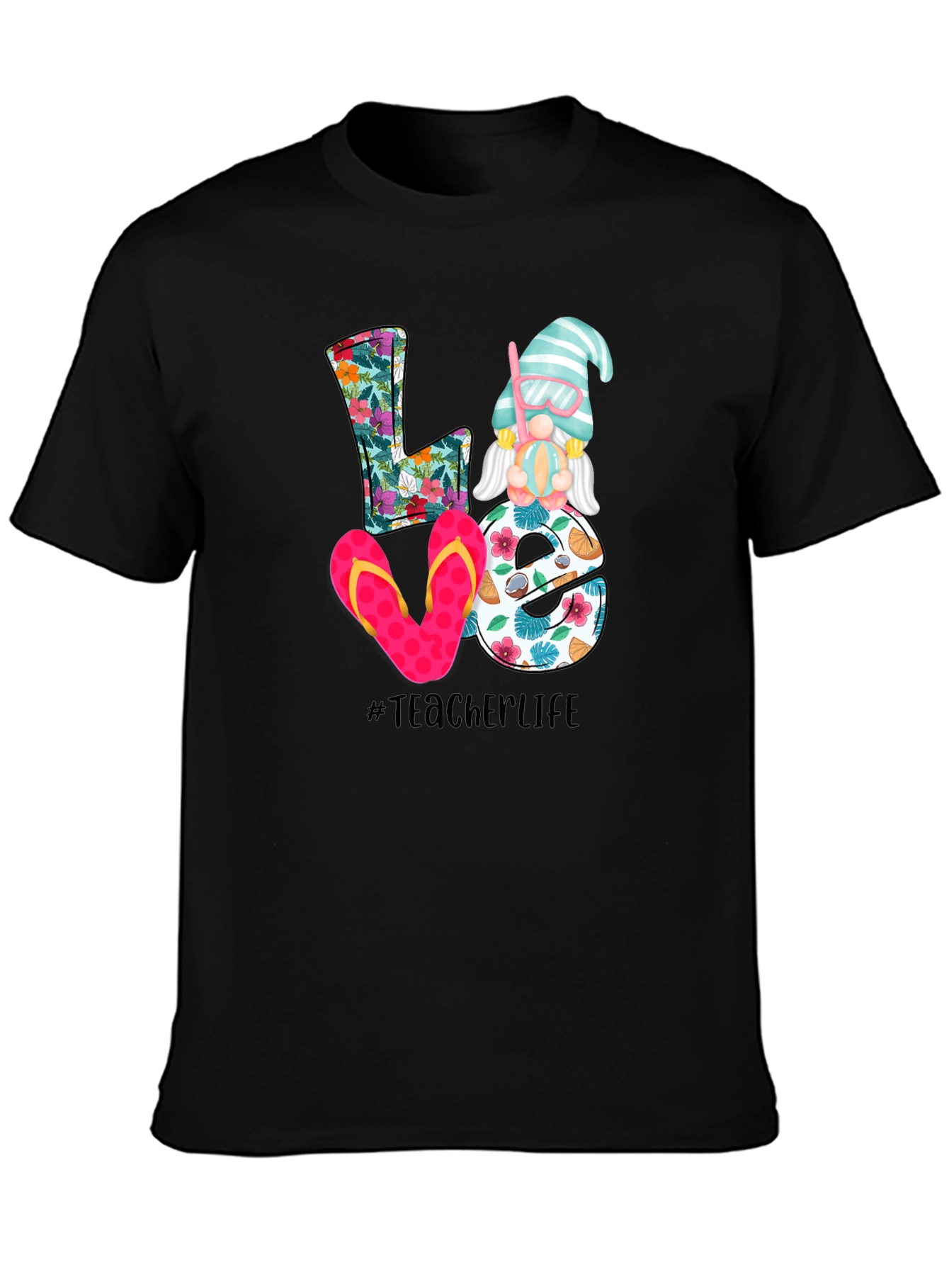 Teacher Life Summer Gnome T-Shirt