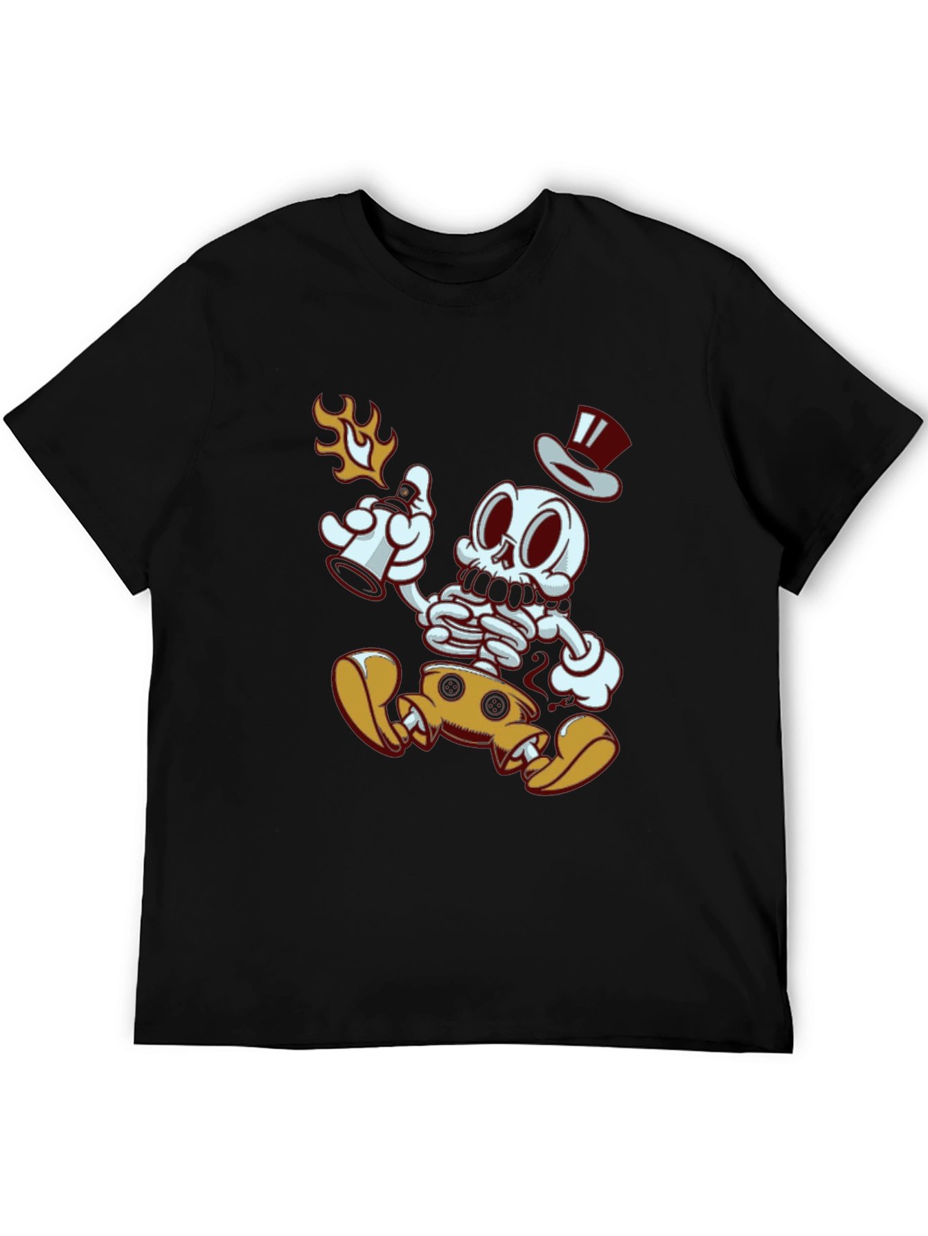 Mickey Skeleton Black T-Shirt