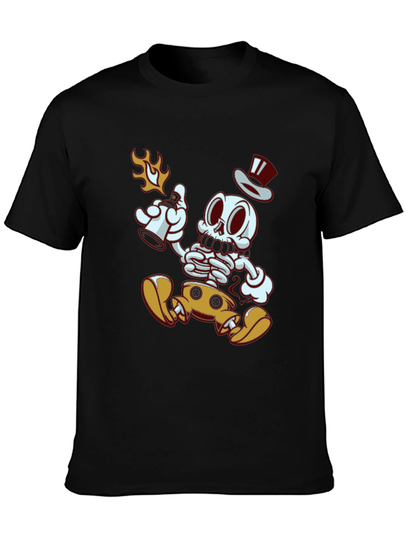 Mickey Skeleton Black T-Shirt