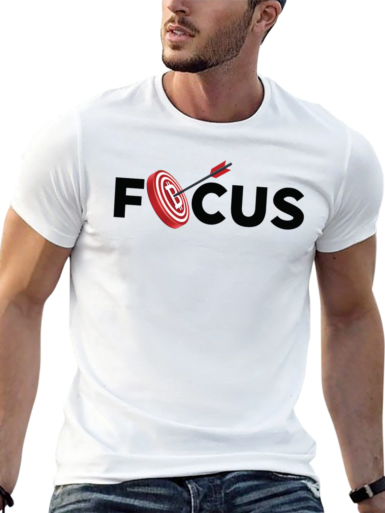 Focus Bitcoin Arrow T-Shirt
