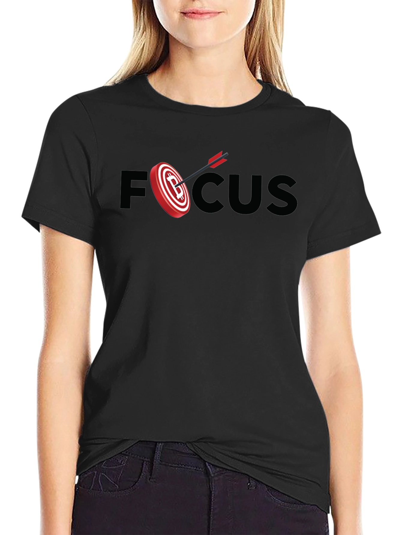 Focus Bitcoin Arrow T-Shirt