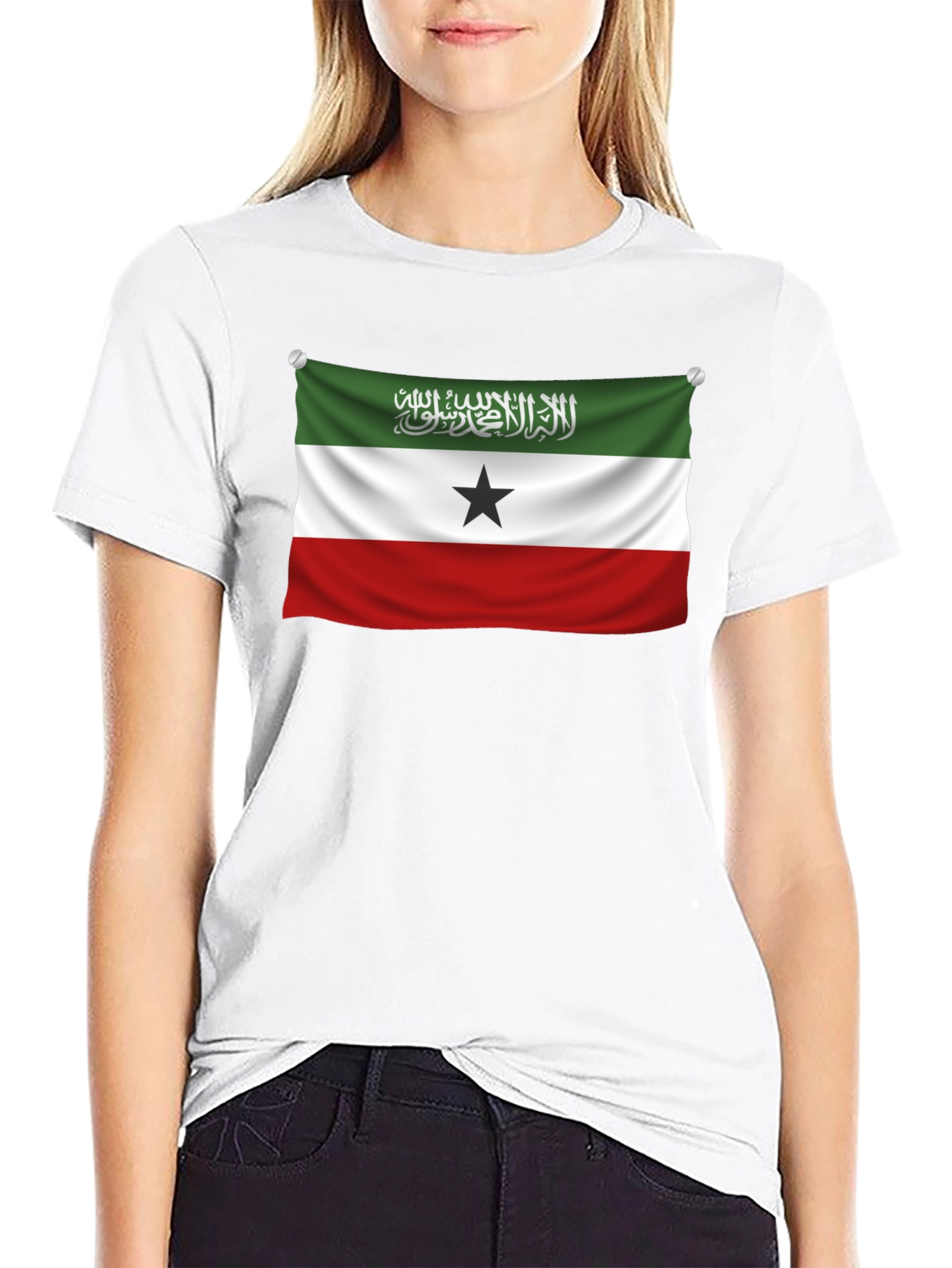 Somaliland Flag T-Shirt - Black