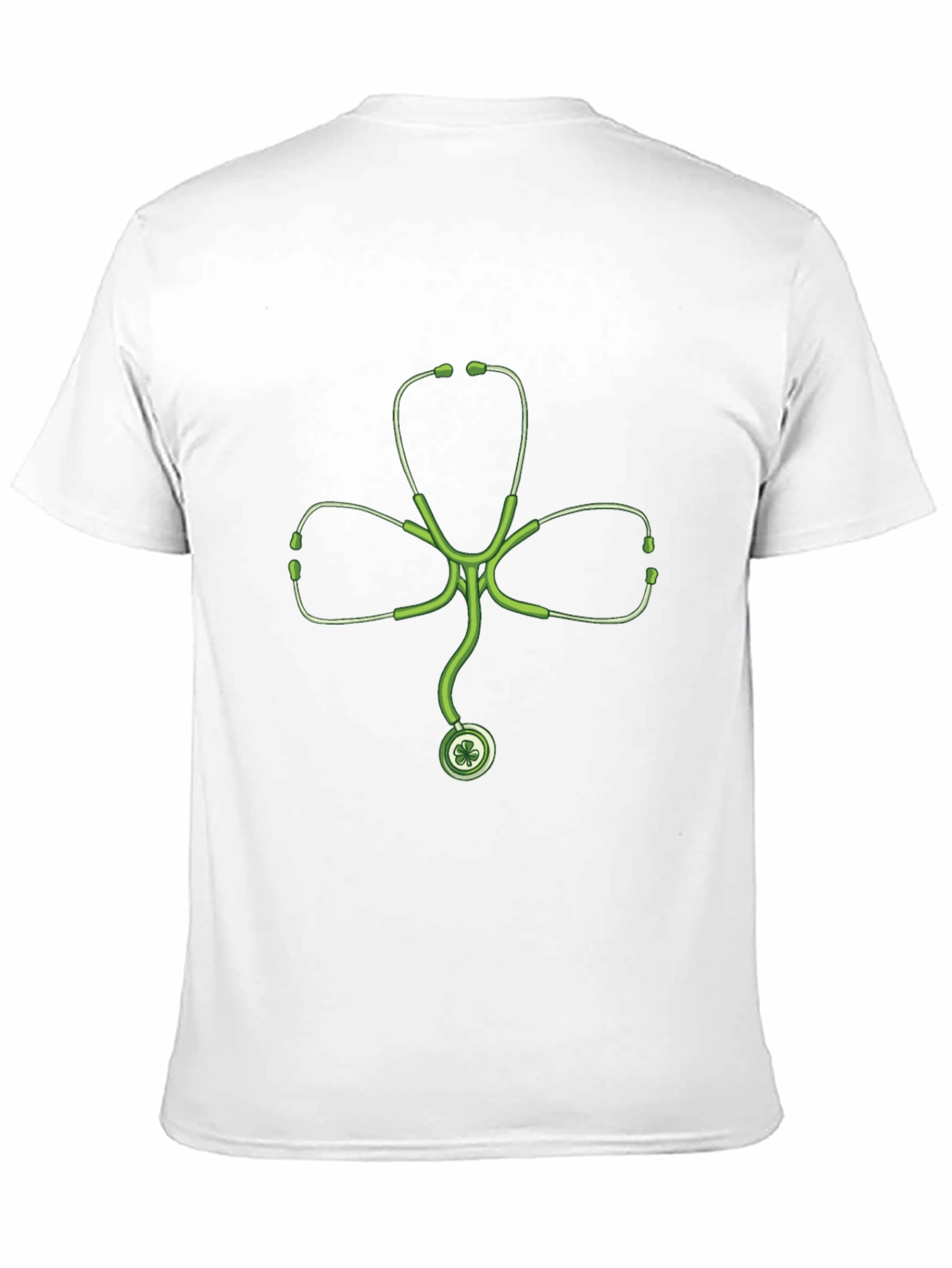 Stethoscope Shamrock Black T-Shirt