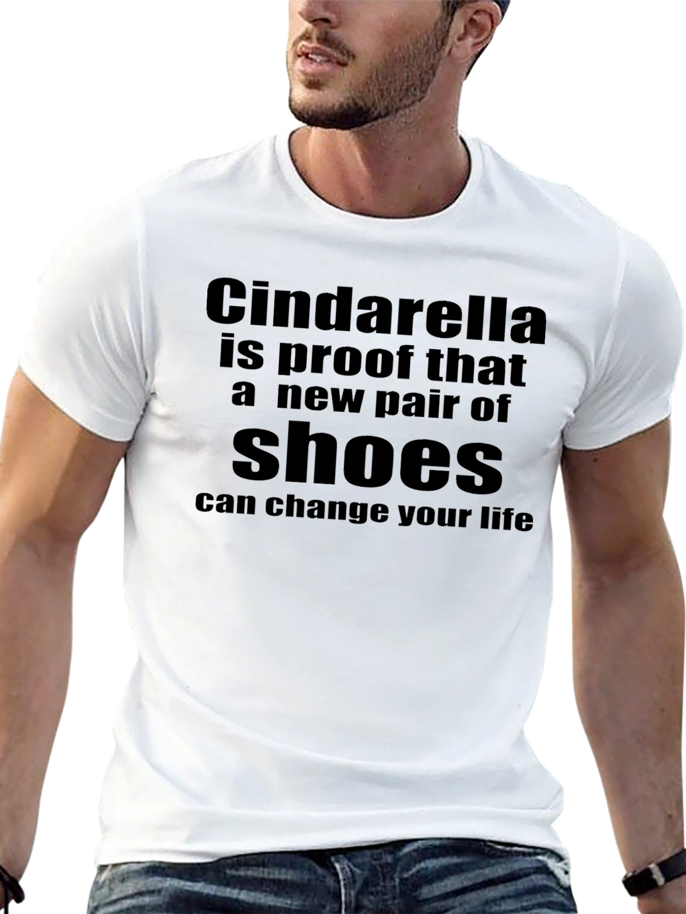 Cinderella Shoes Quote T-Shirt
