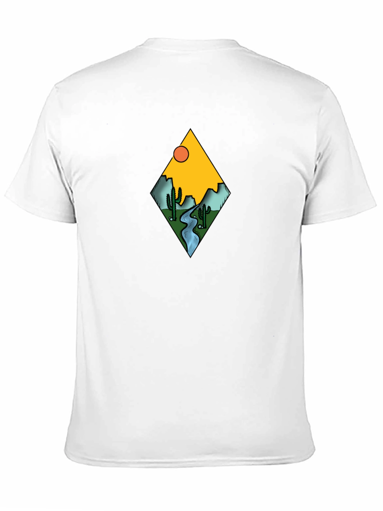 Desert River Graphic Tee - Black T-Shirt