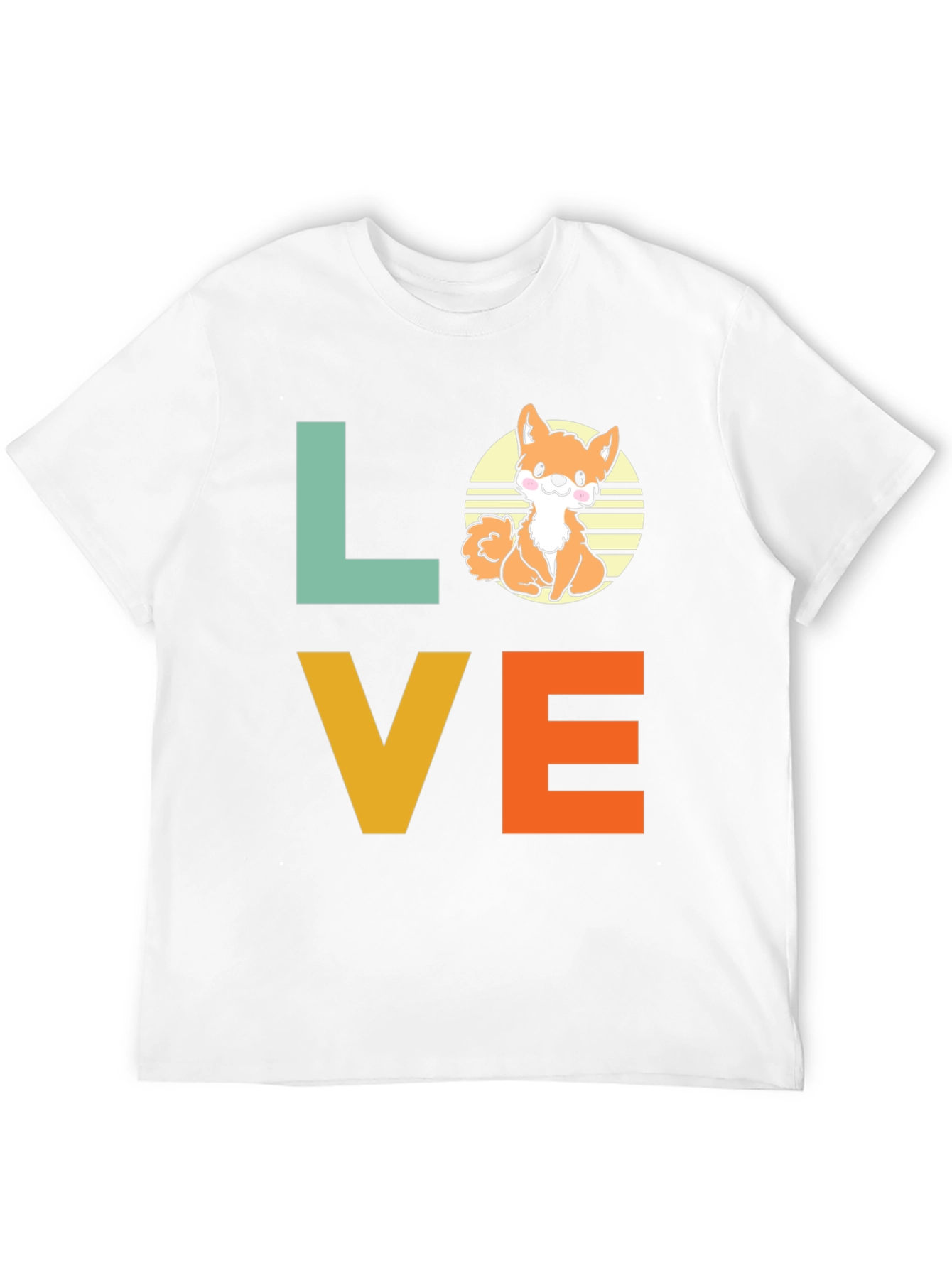 Cute Corgi Dog Love Graphic T-Shirt