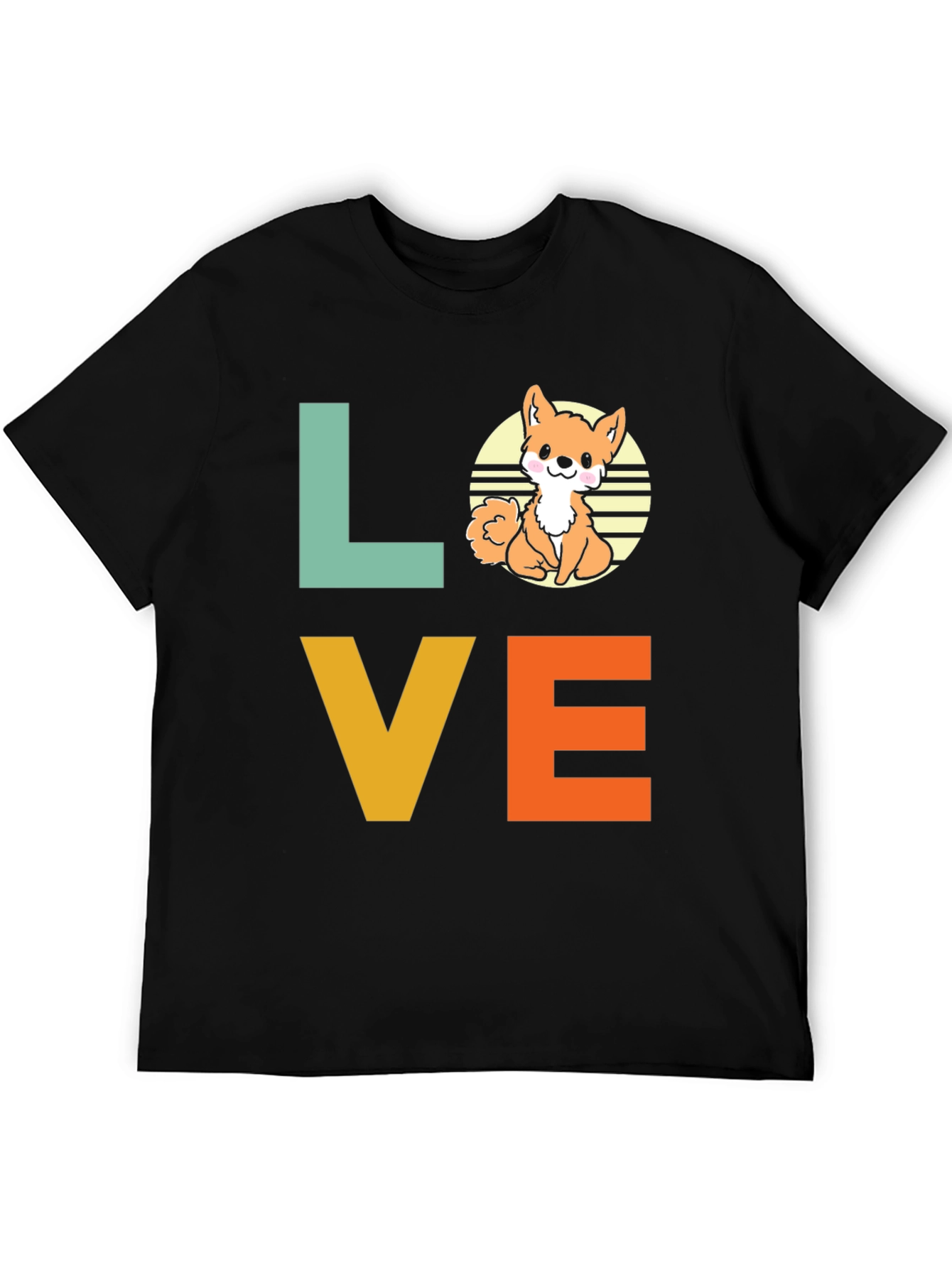 Cute Corgi Dog Love Graphic T-Shirt