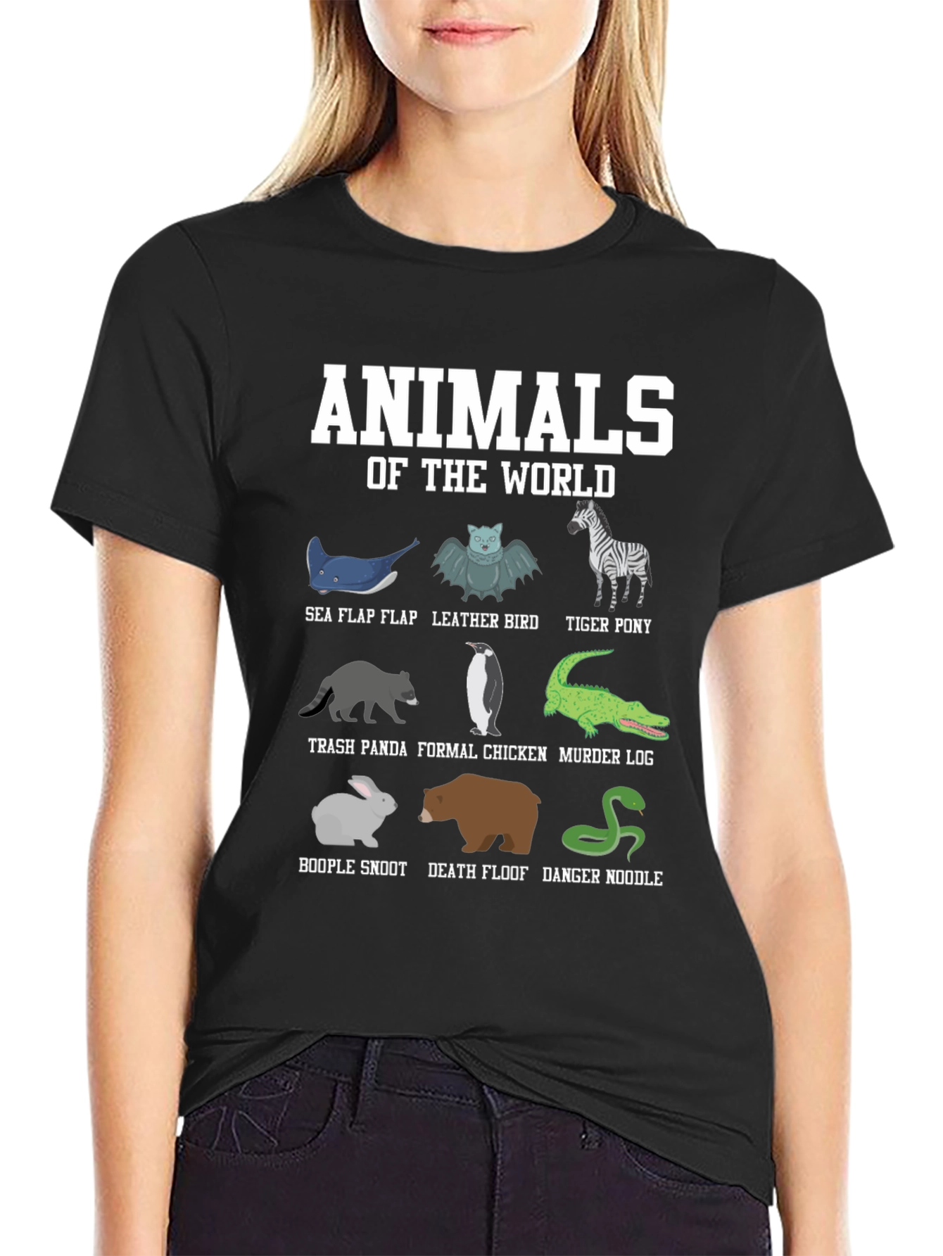 Funny Animal Names T-Shirt: Worlds Cutest Misnomers