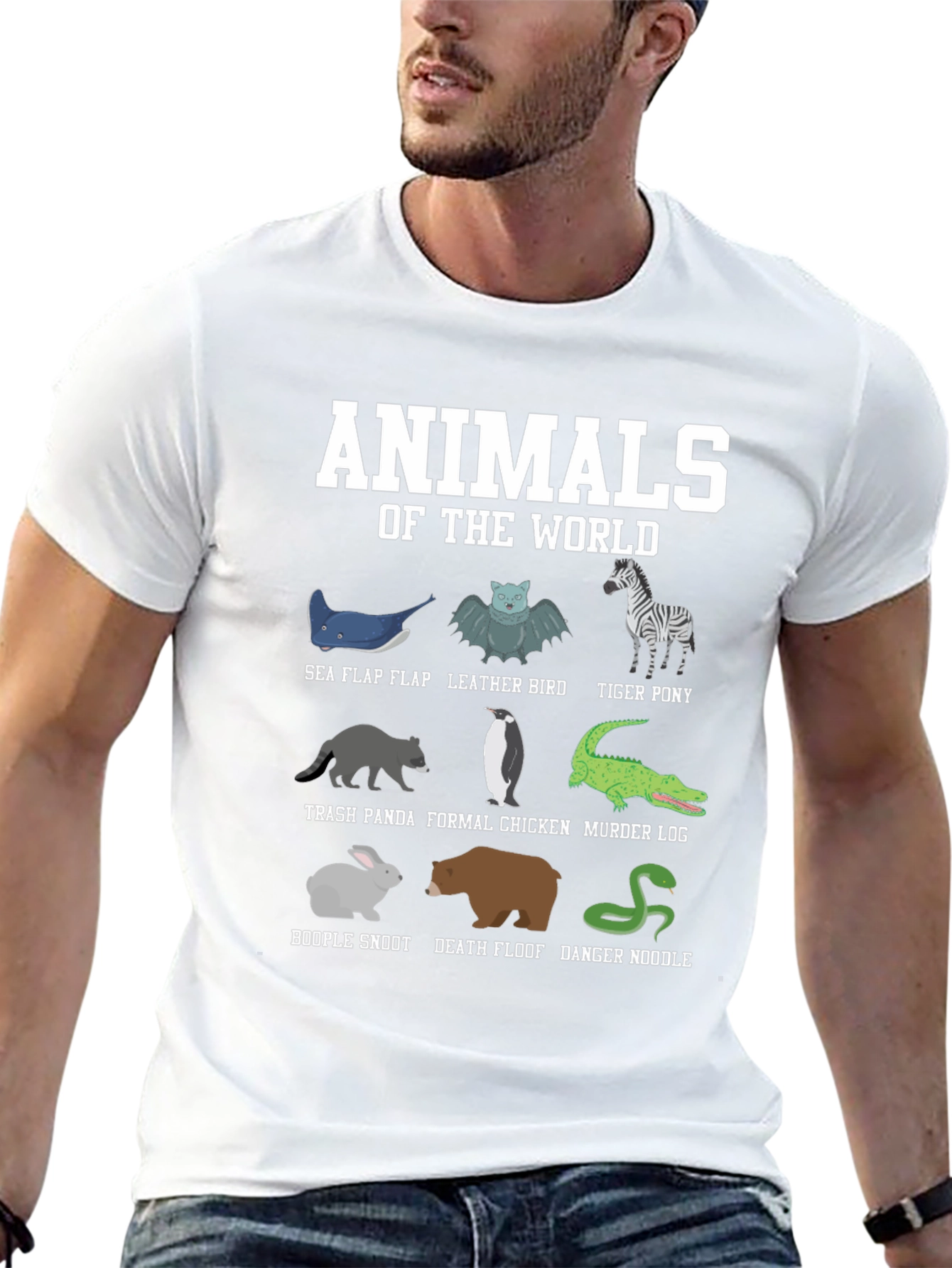 Funny Animal Names T-Shirt: Worlds Cutest Misnomers