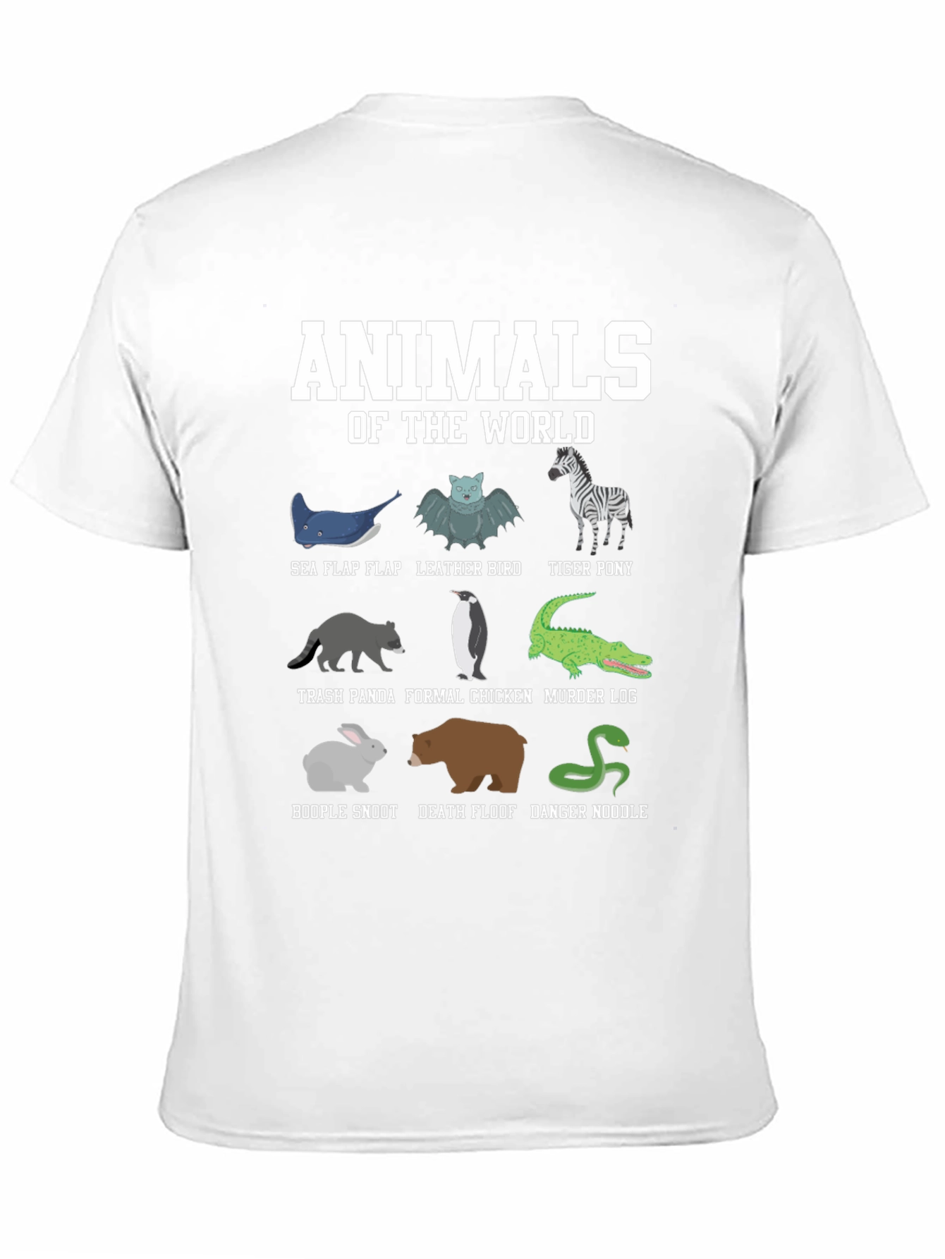 Funny Animal Names T-Shirt: Worlds Cutest Misnomers
