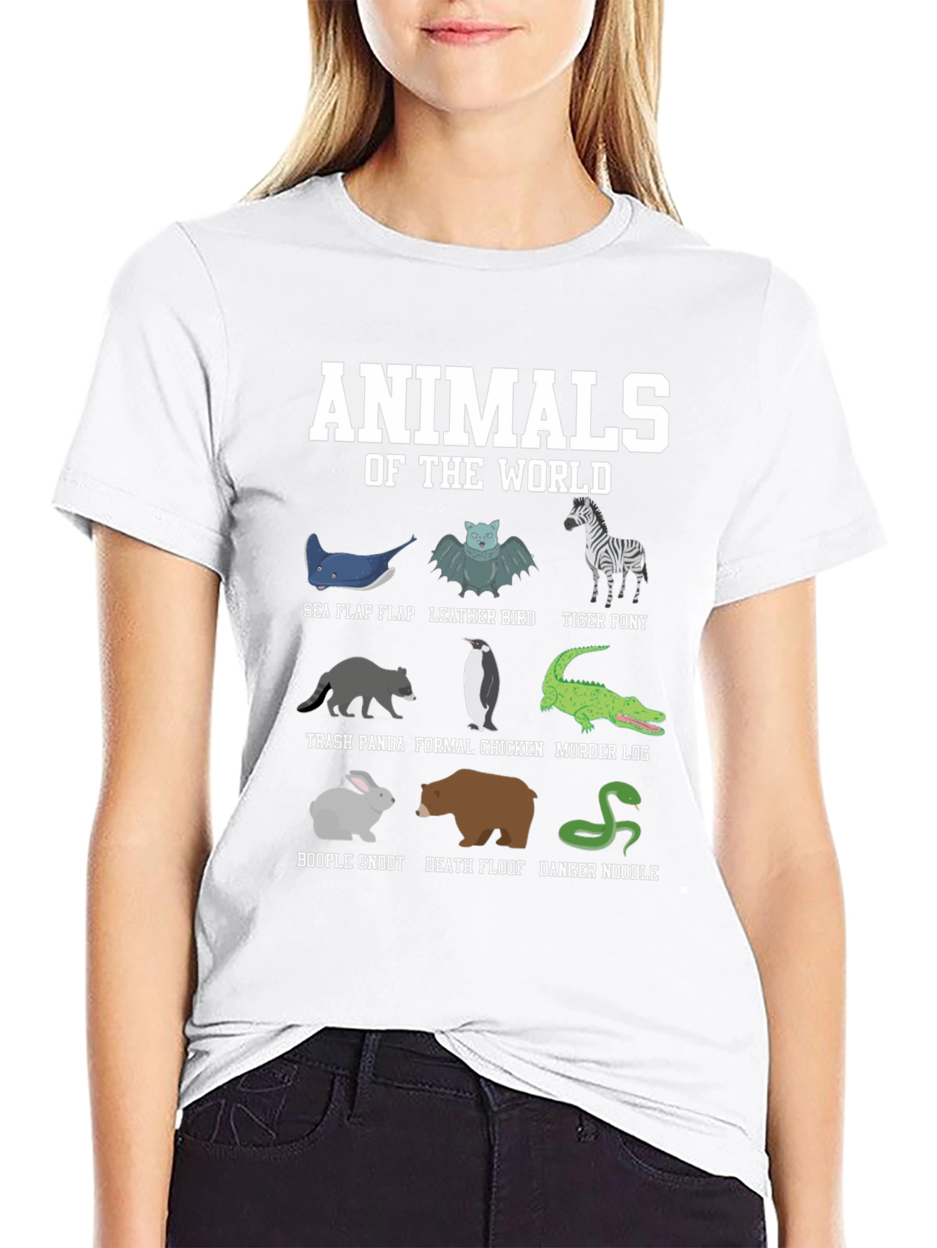 Funny Animal Names T-Shirt: Worlds Cutest Misnomers