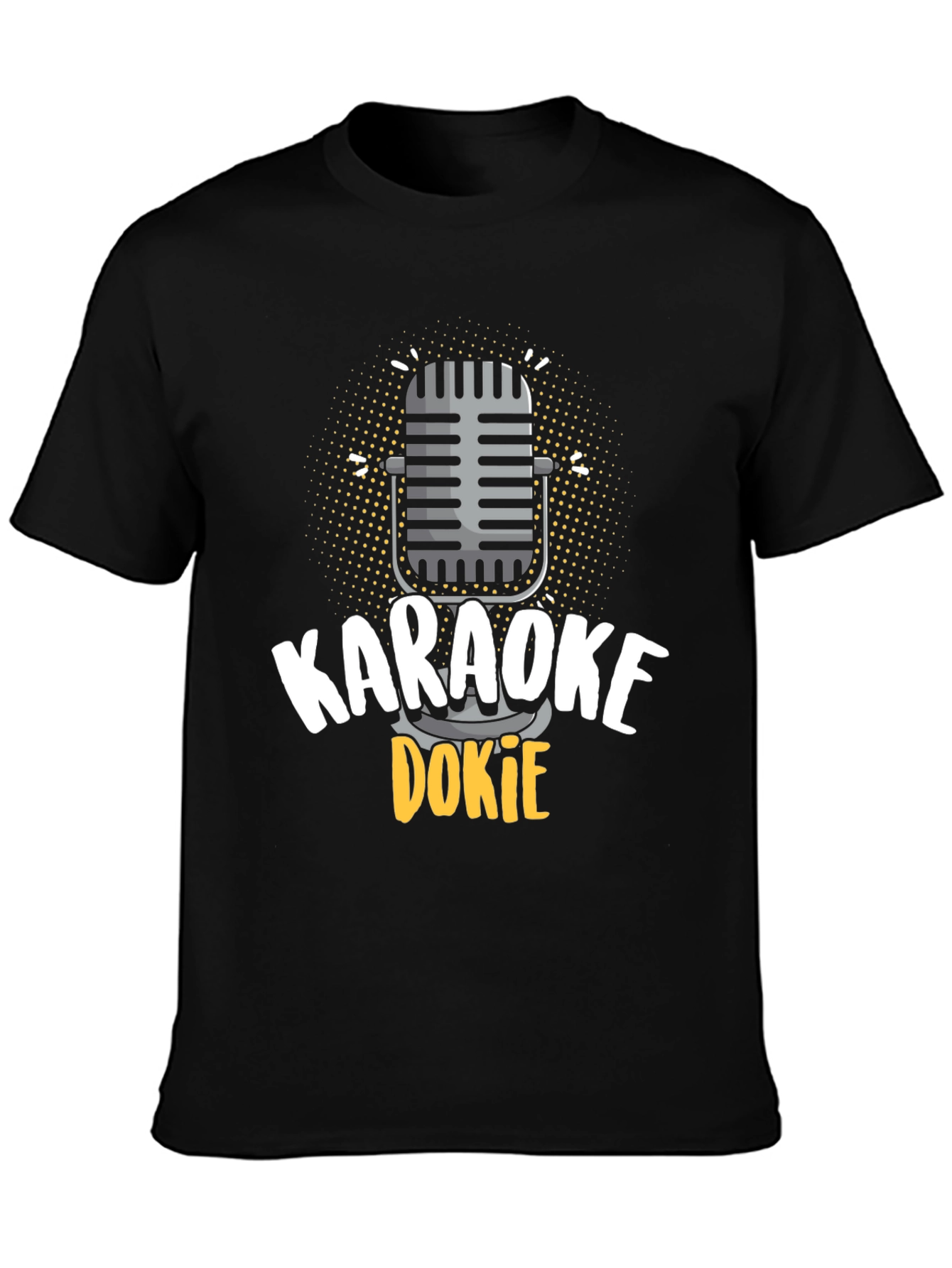 Karaoke Dokie Microphone Graphic T-Shirt