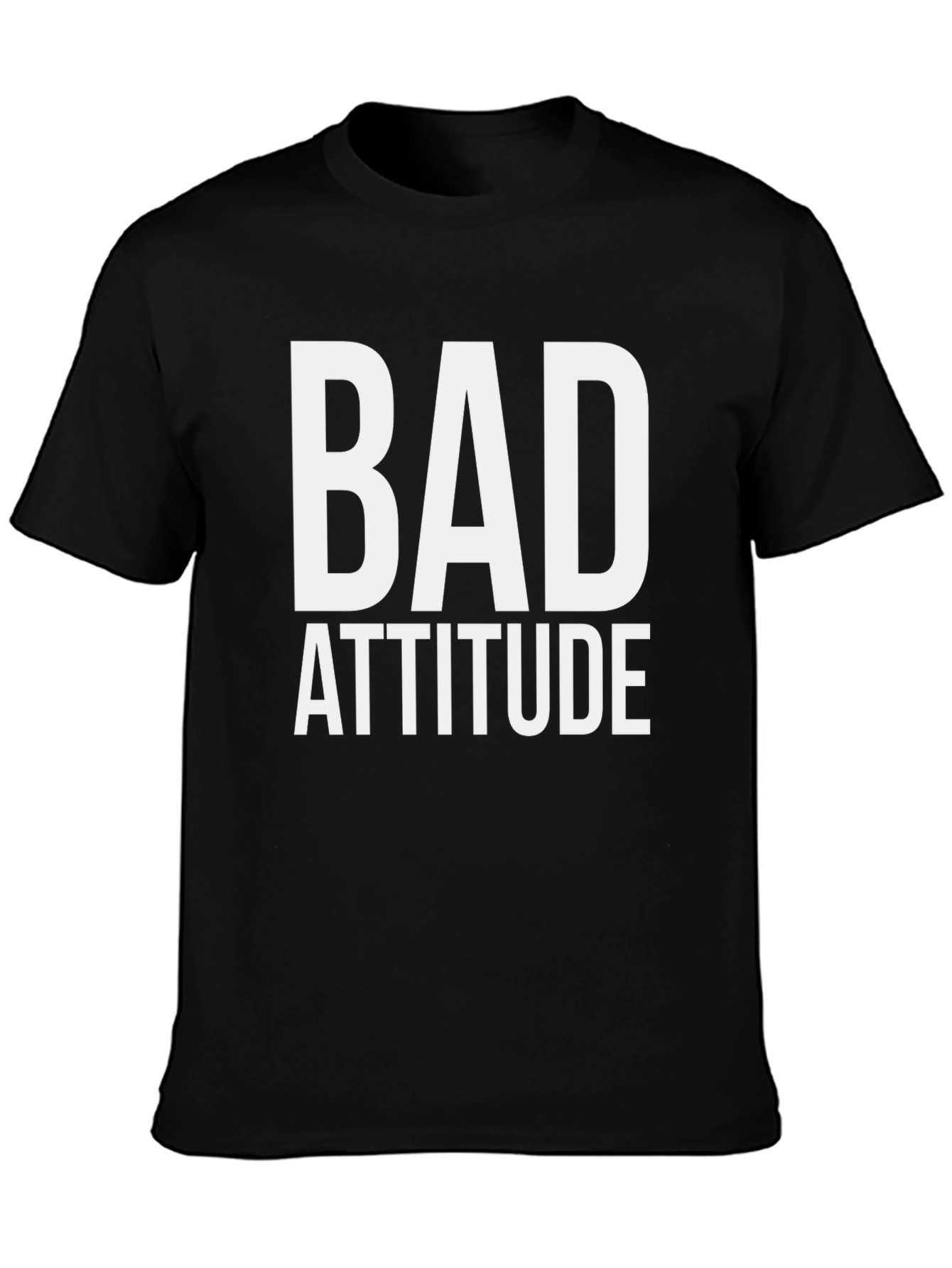 Bad Attitude Graphic Tee - Mens Black T-Shirt